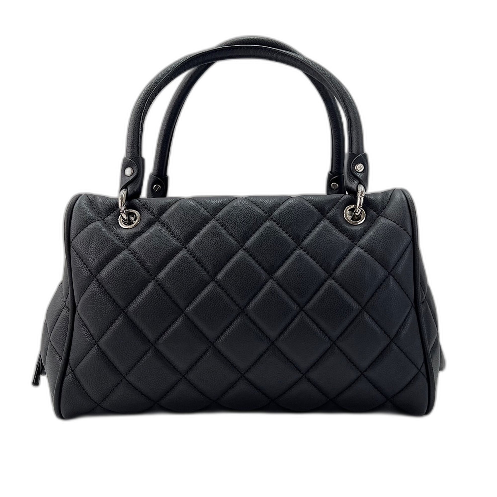 Chanel Matelasse Black Handbag (Pre-Owned)