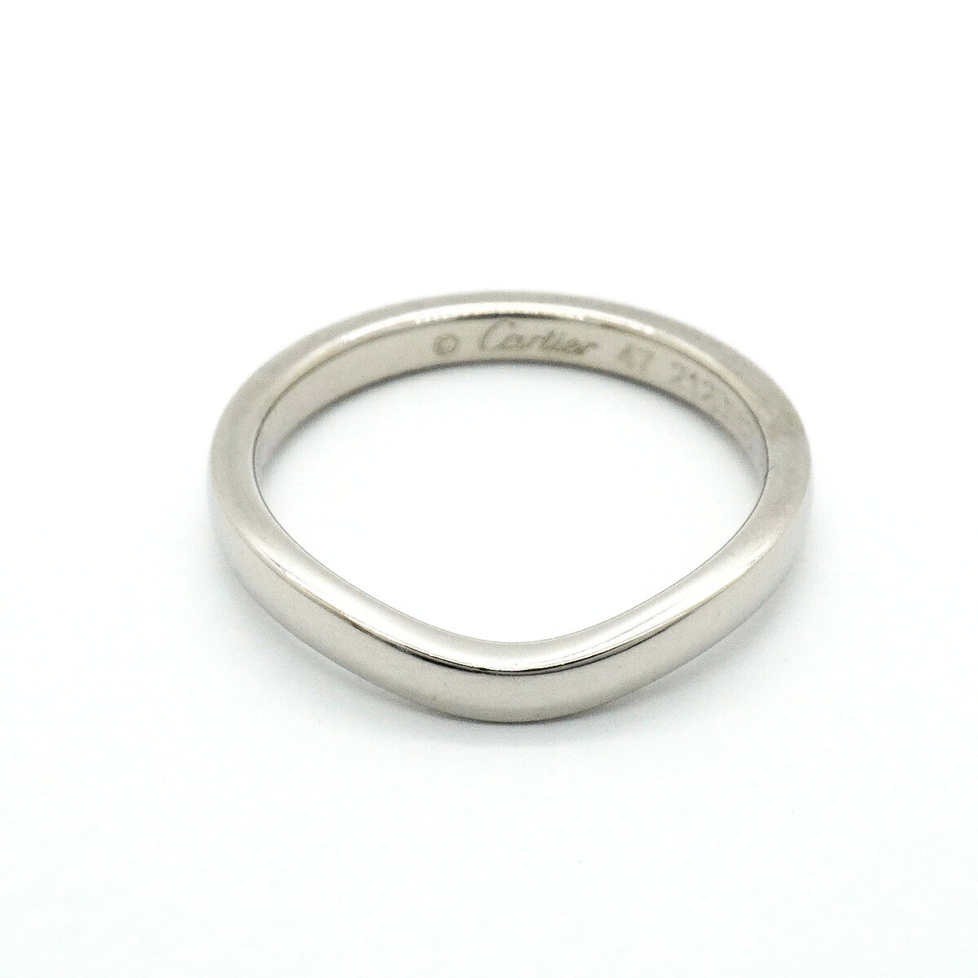 Cartier Platinum 950 Band Ring (Pre-Owned)