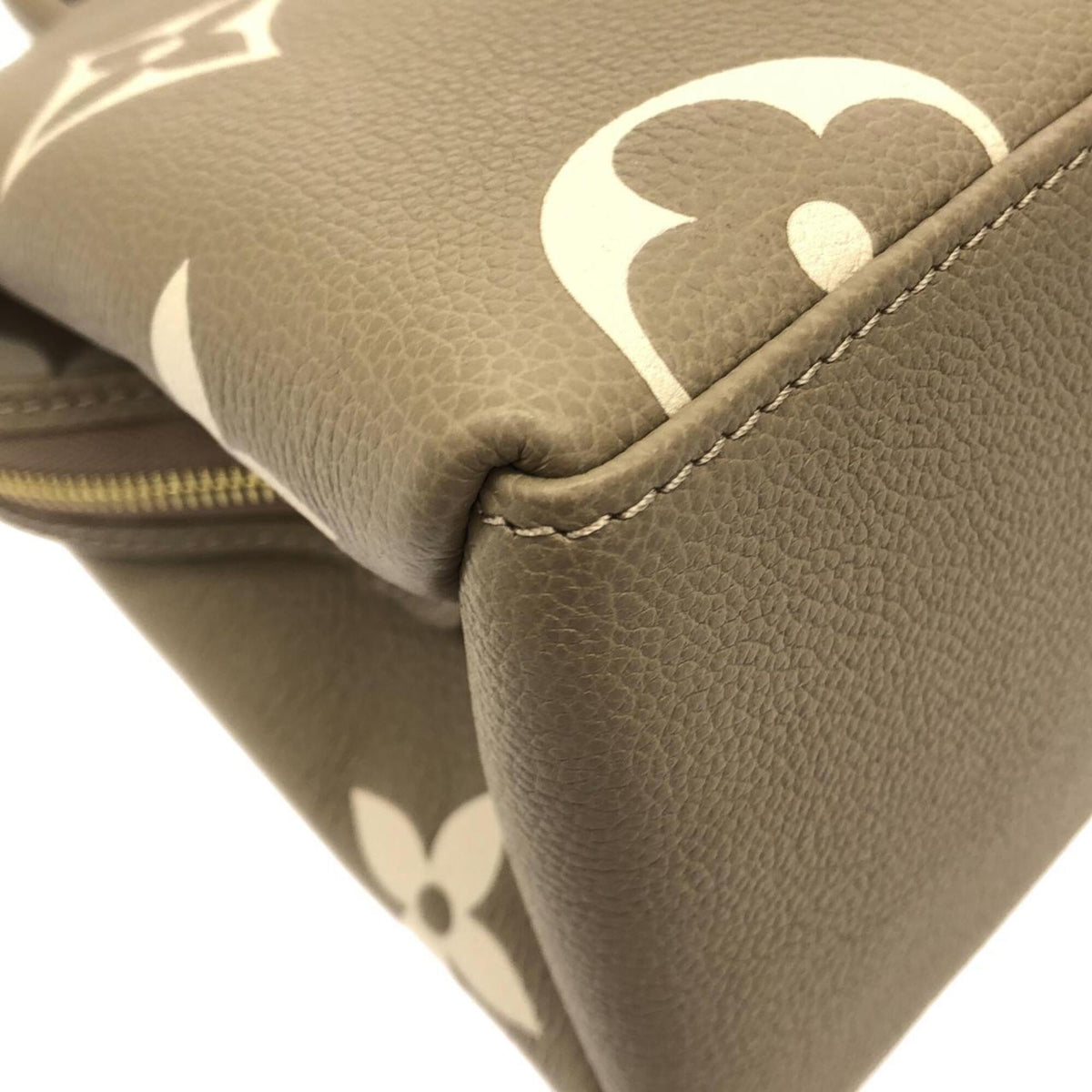 Louis Vuitton Cream Tourterelle Leather Handbag (Pre-Owned)