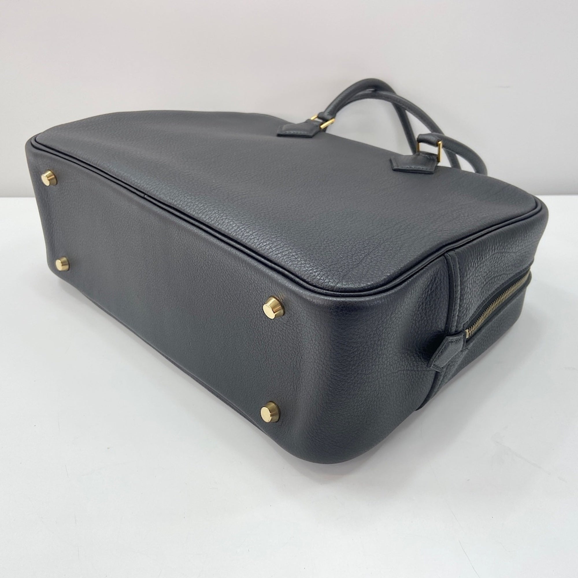 Hermes Plume Black Handbag (Pre-Owned)