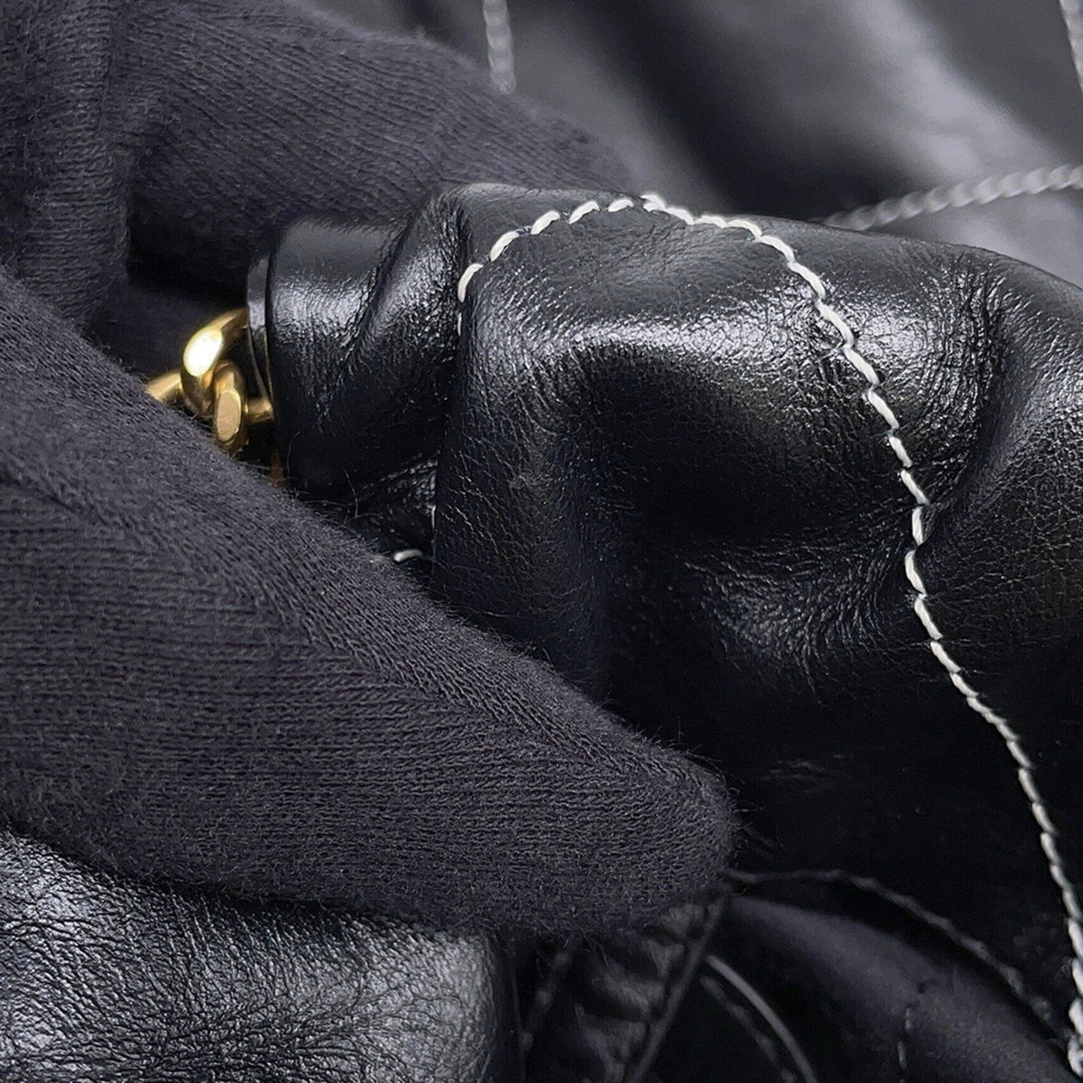 Chanel Black Leather Backpack (Pre-Owned)
