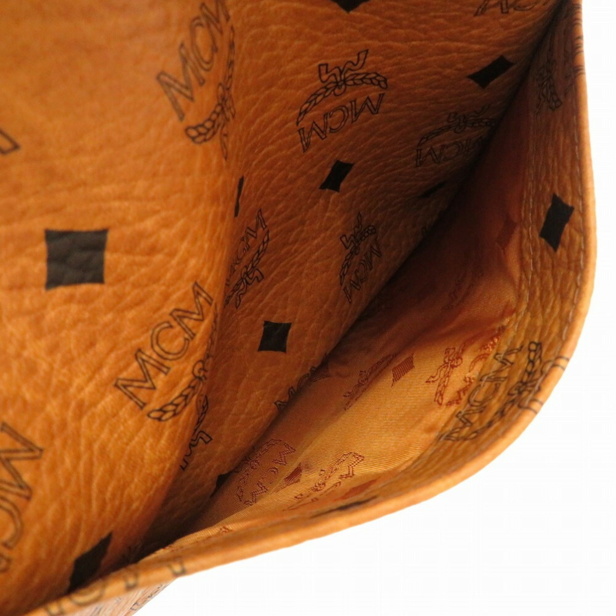 Mcm Brown Pvc Tote Bag (Pre-Owned)