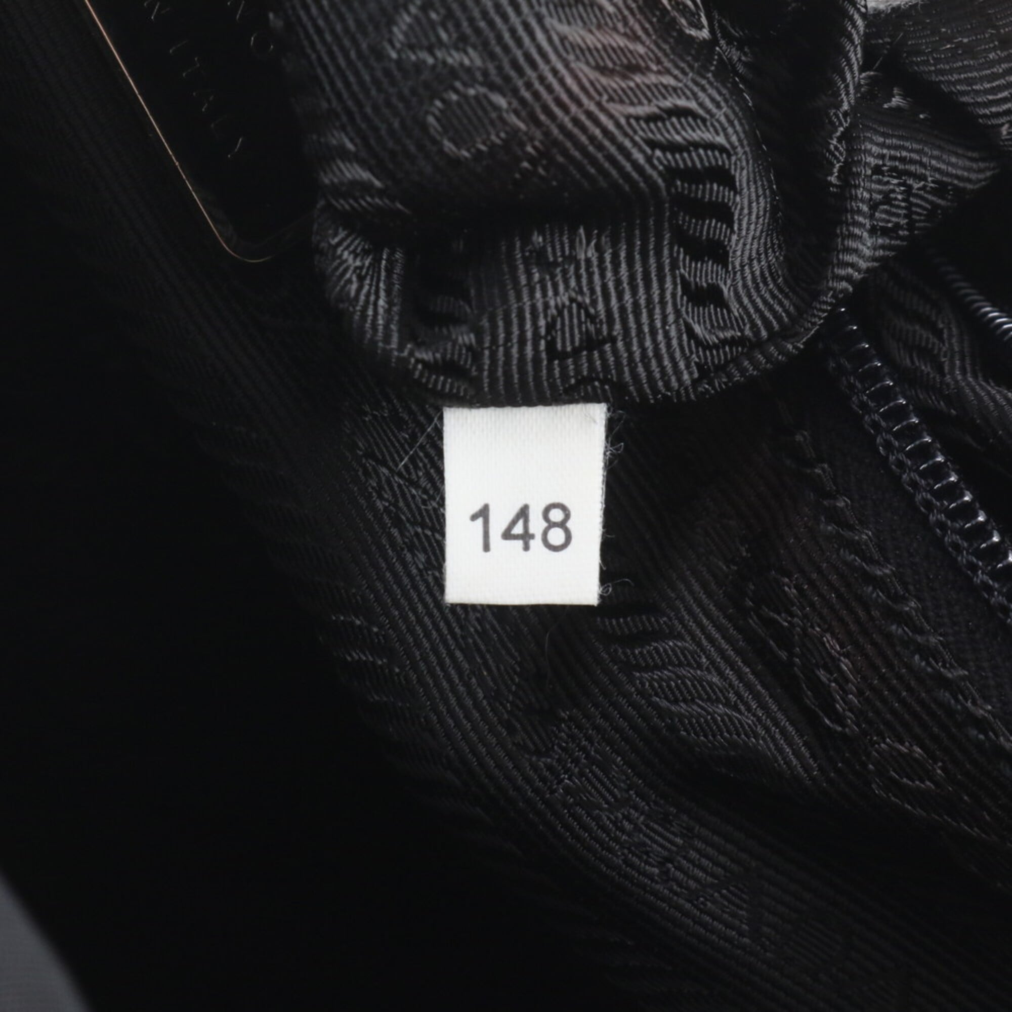 Prada Black Nylon Leather Handbag Shoulder Bag Tote Bag (Pre-Owned)