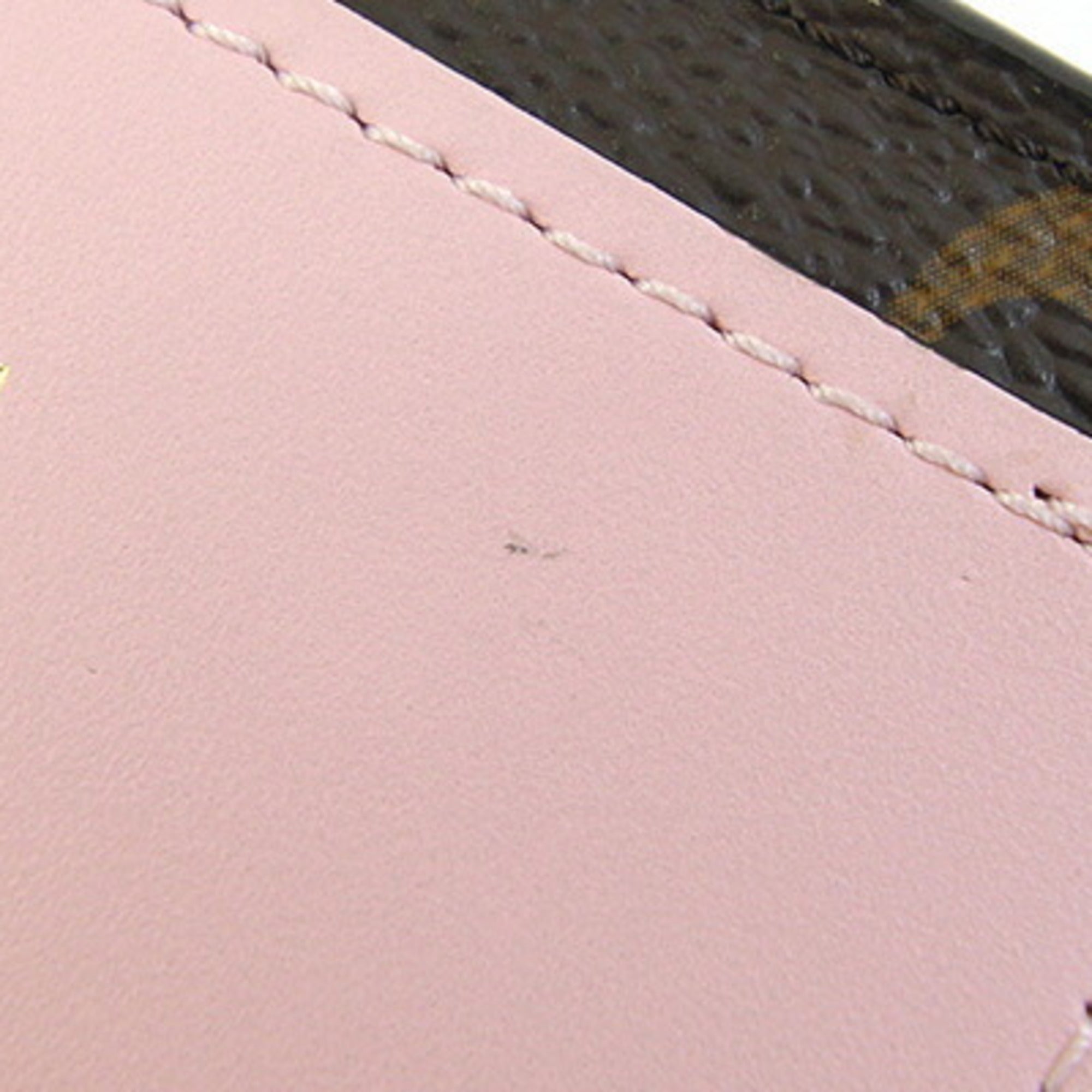 Louis Vuitton Rose Ballerine Monogram Coin Purse/Coin Case (Pre-Owned)