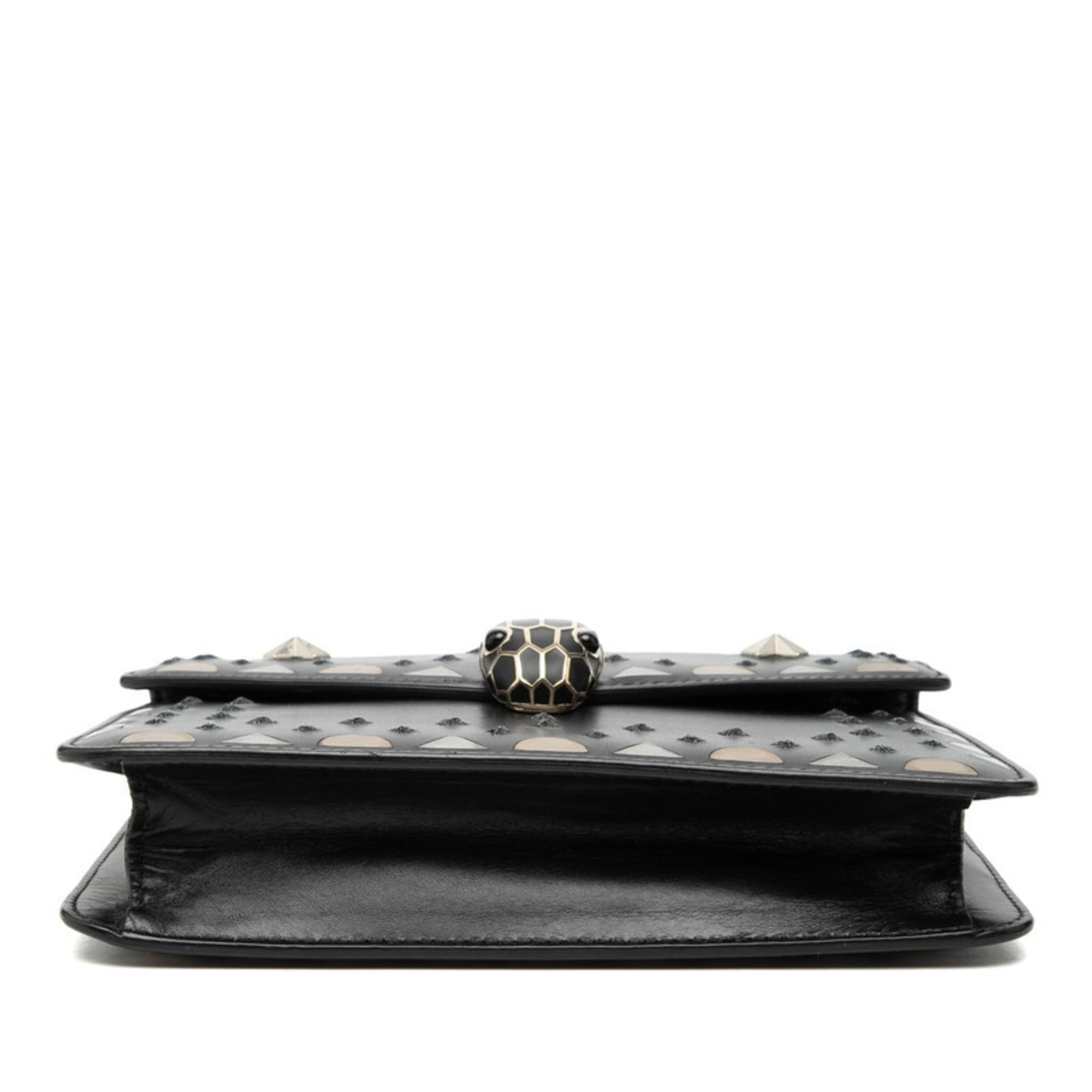 Bvlgari Black Leather Shoulder Bag (Pre-Owned)