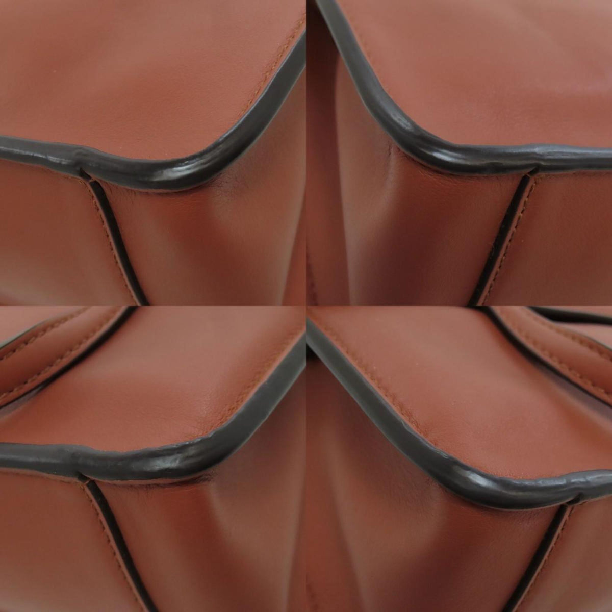 Fendi Brown Leather Shoulder Bag (Pre-Owned)