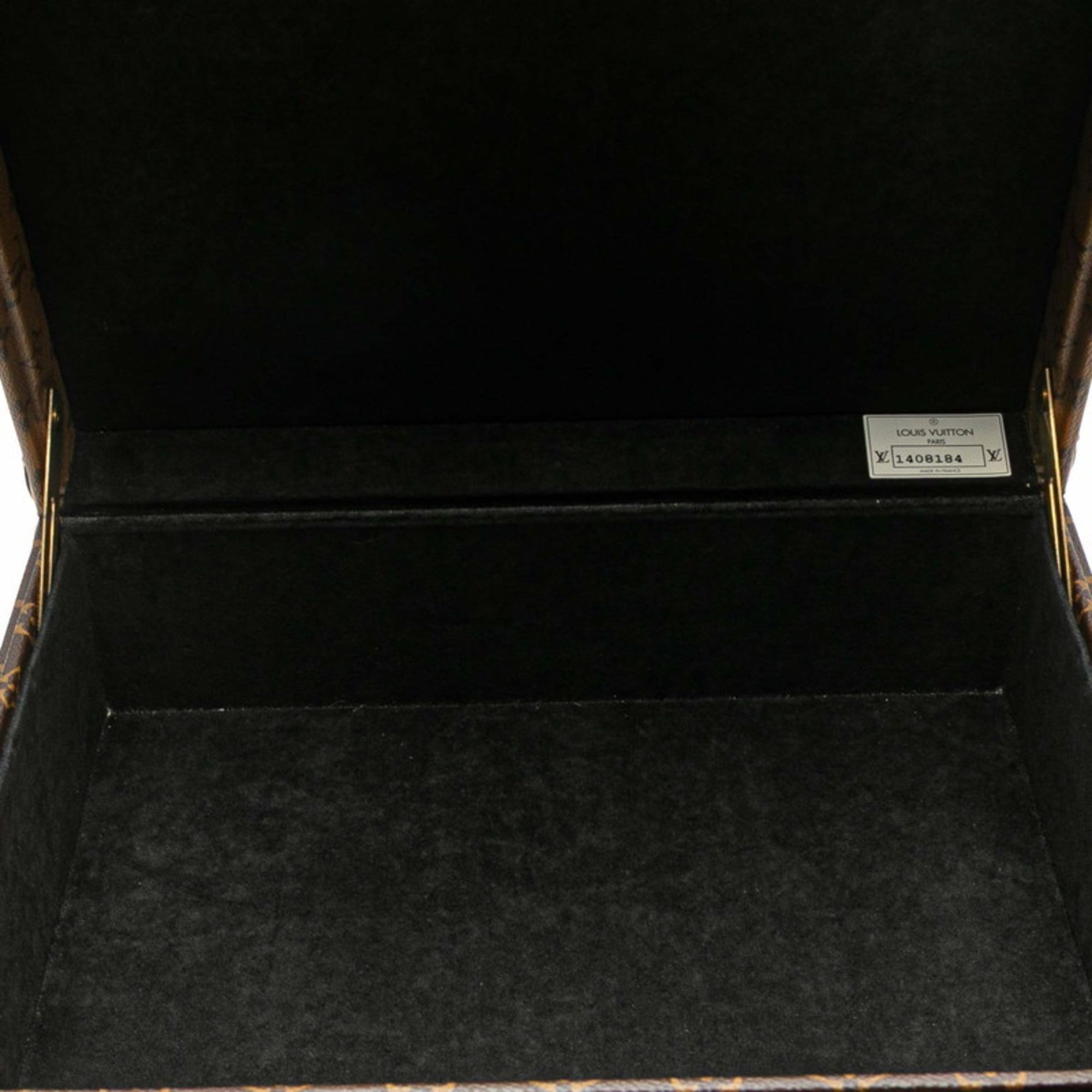Louis Vuitton Monogram Reverse Black Brown Monogram Reverse Pvc Leather Attaché Case Briefcase (Pre-Owned)