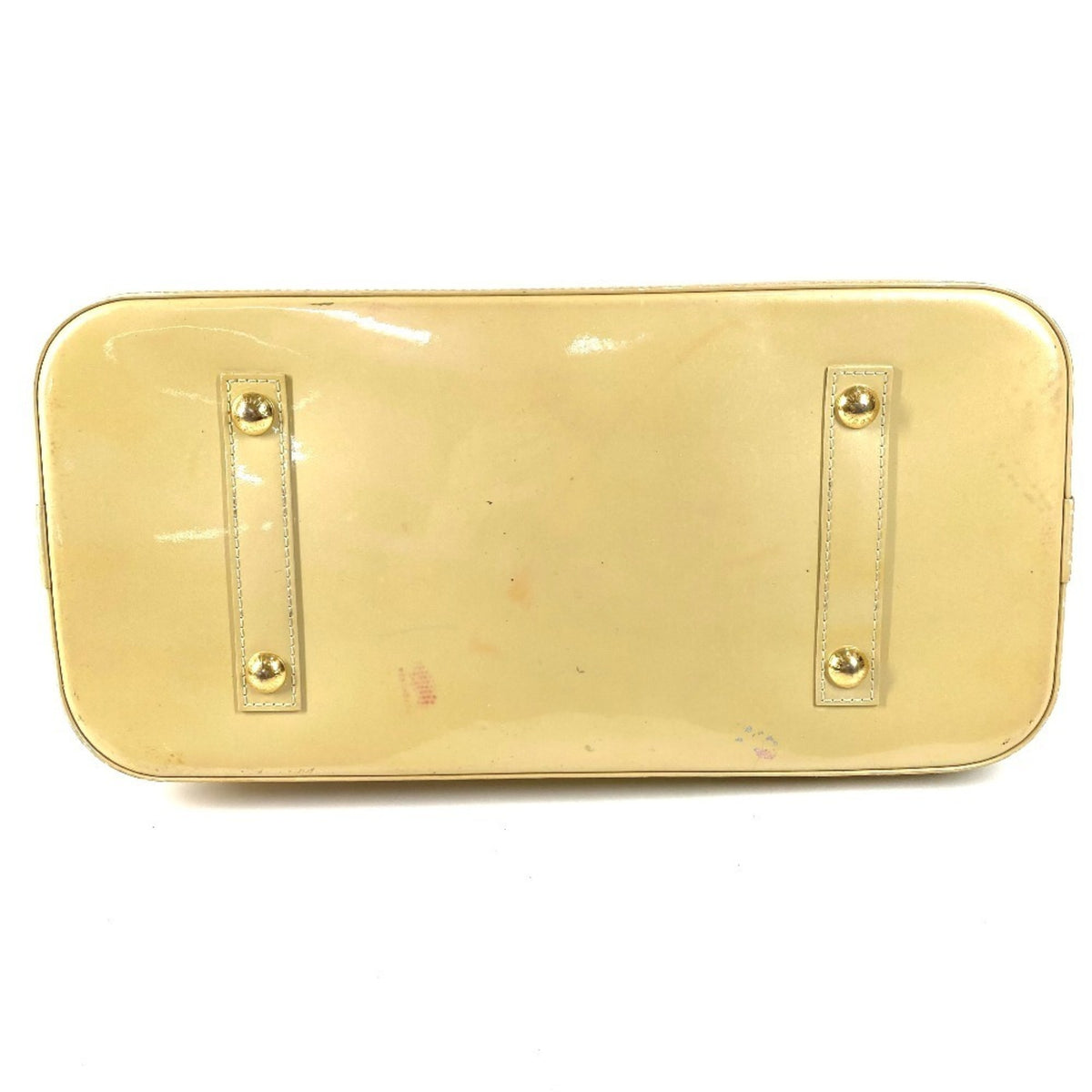 Louis Vuitton Beige Blanc Corail Galle Monogram Vernis Handbag Tote Bag (Pre-Owned)
