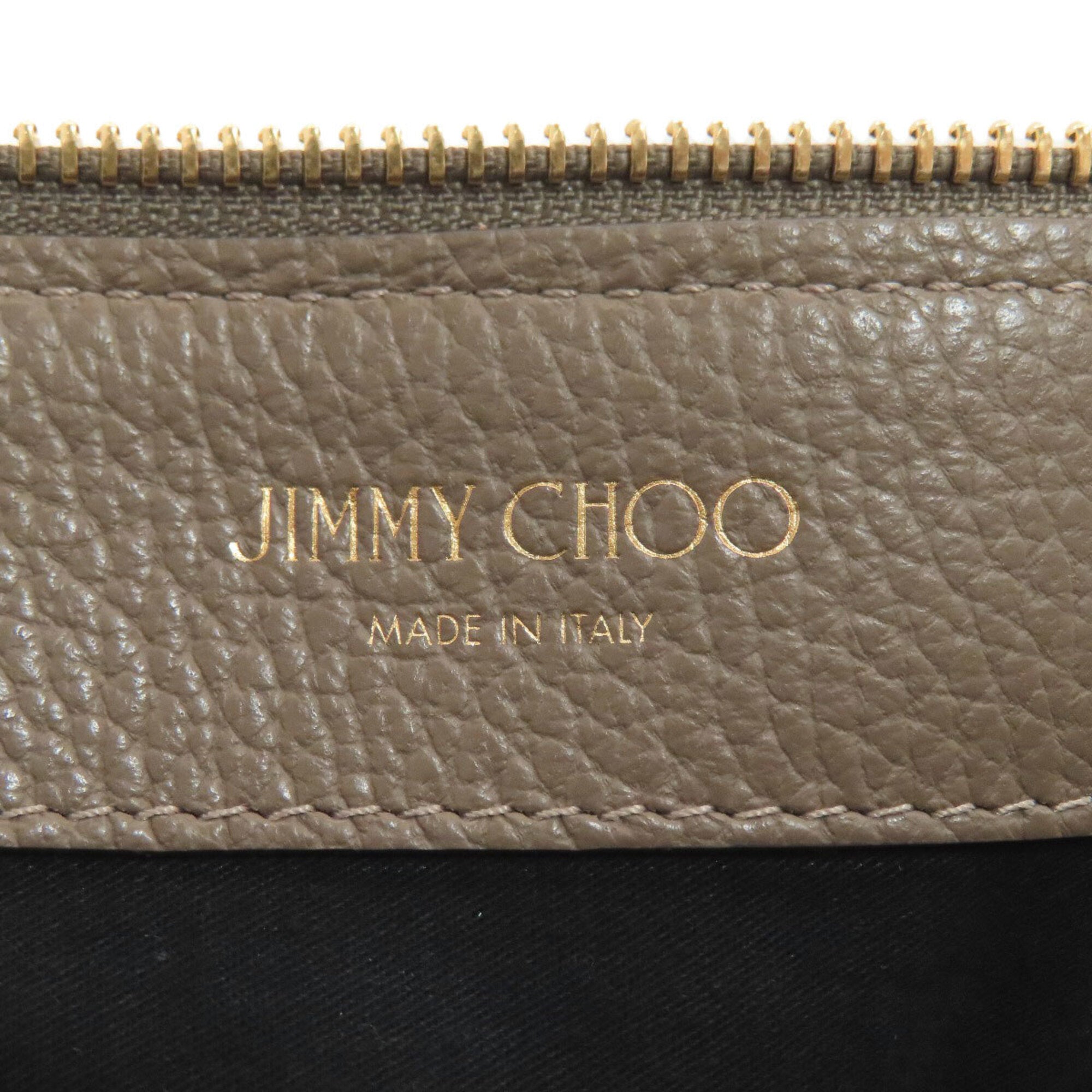 Jimmy Choo Grayish Leather Handbag (Pre-Owned)