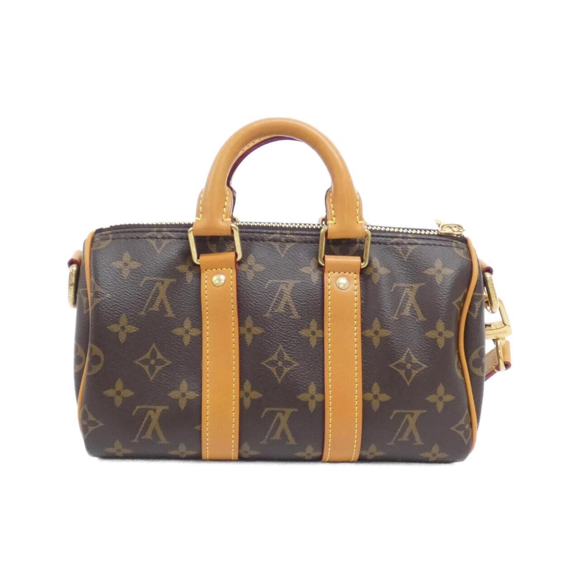 Louis Vuitton Marron Coated Canvas Boston Bag (Pre-Owned)