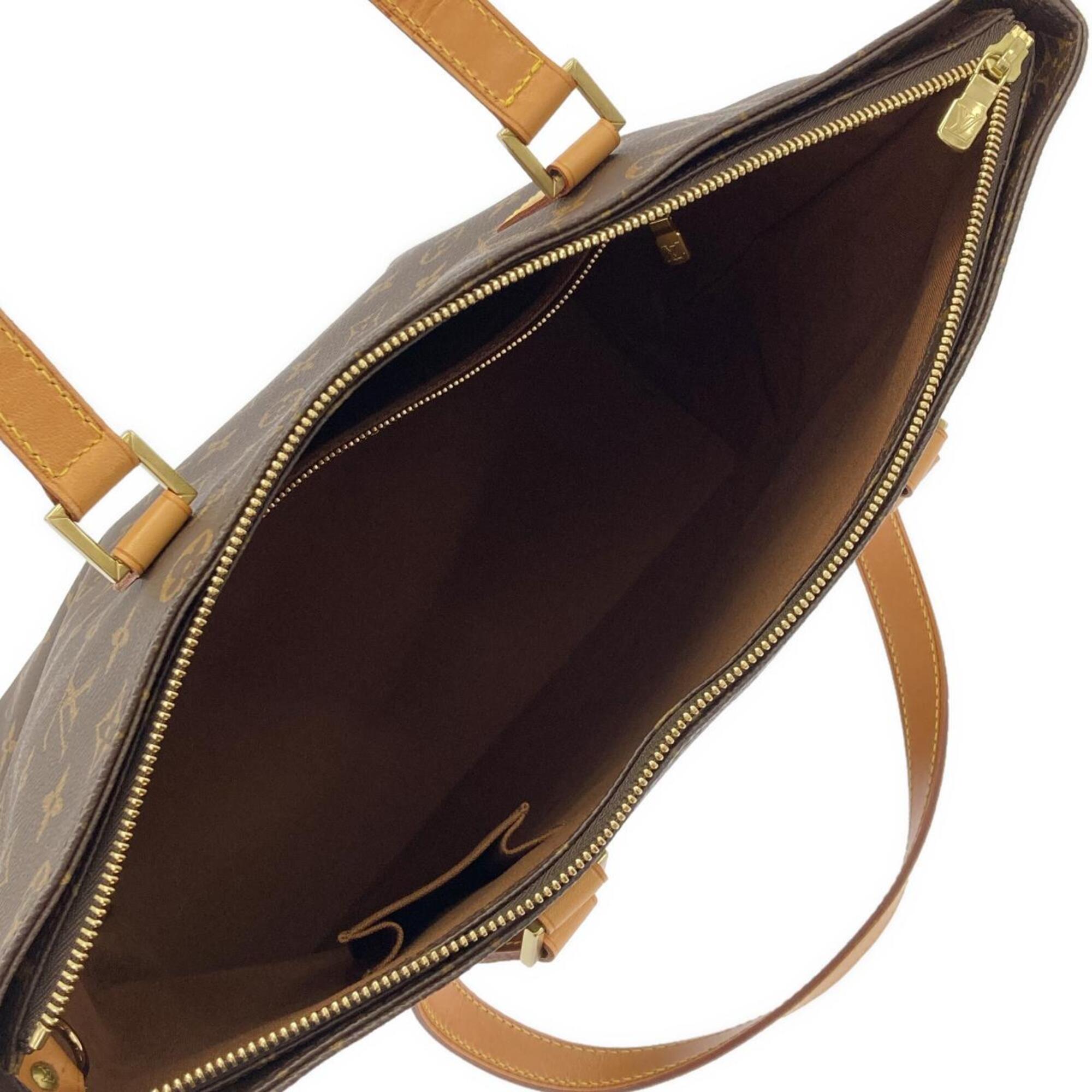 Louis Vuitton Marron Monogram Coated Canvas Handbag (Pre-Owned)