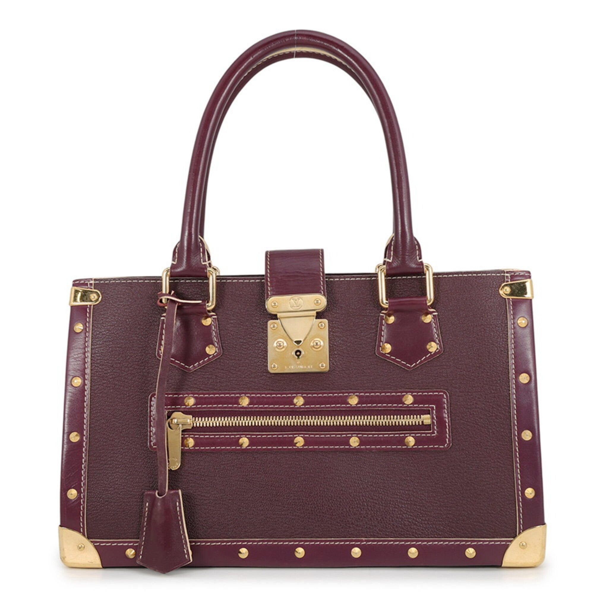 Louis Vuitton Purple Suhali Leather Handbag (Pre-Owned)