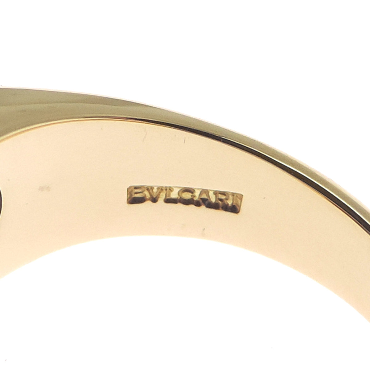 Bvlgari Yellow Gold (18K) White Gold (18K) Band Ring (Pre-Owned)