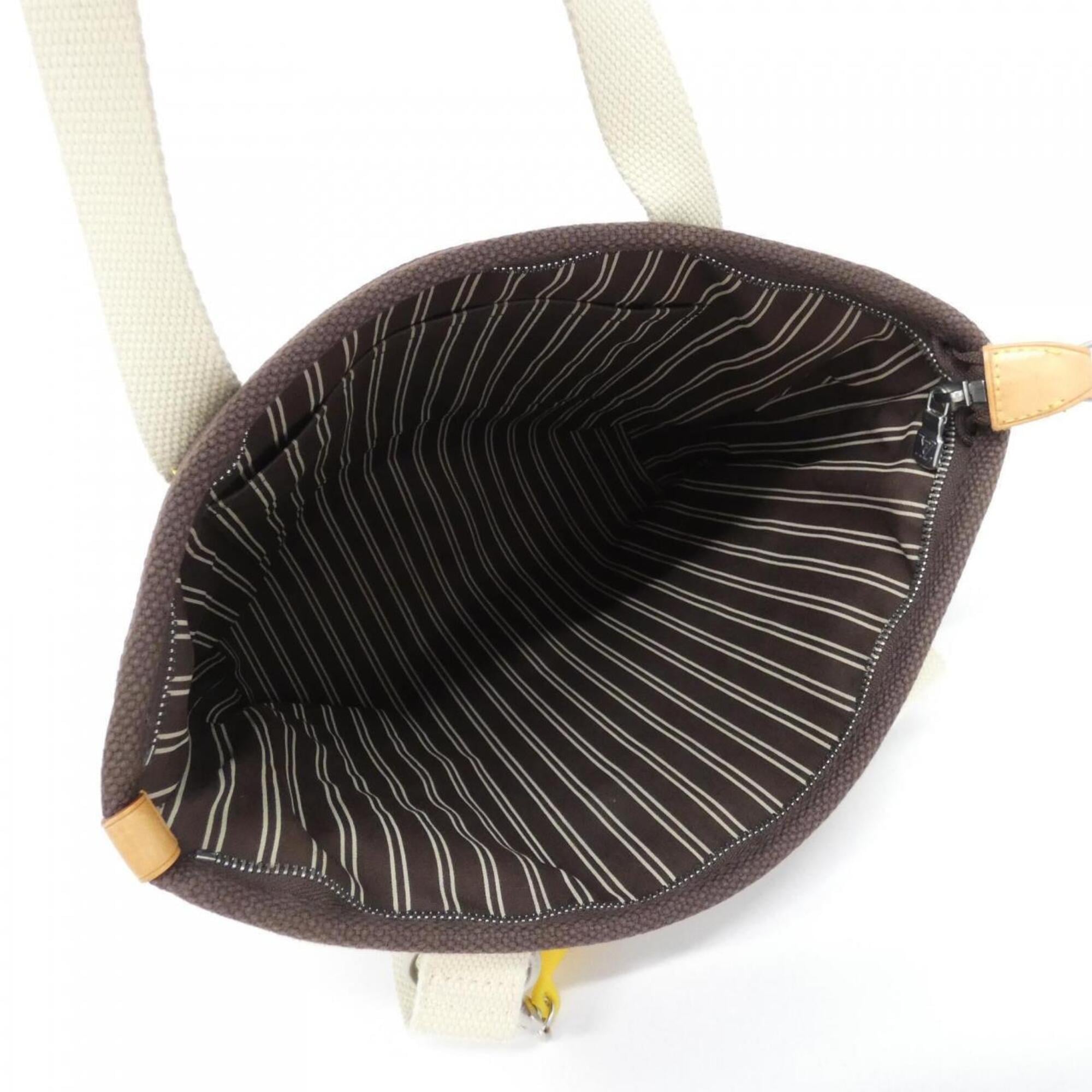 Louis Vuitton Mocha Canvas Handbag (Pre-Owned)