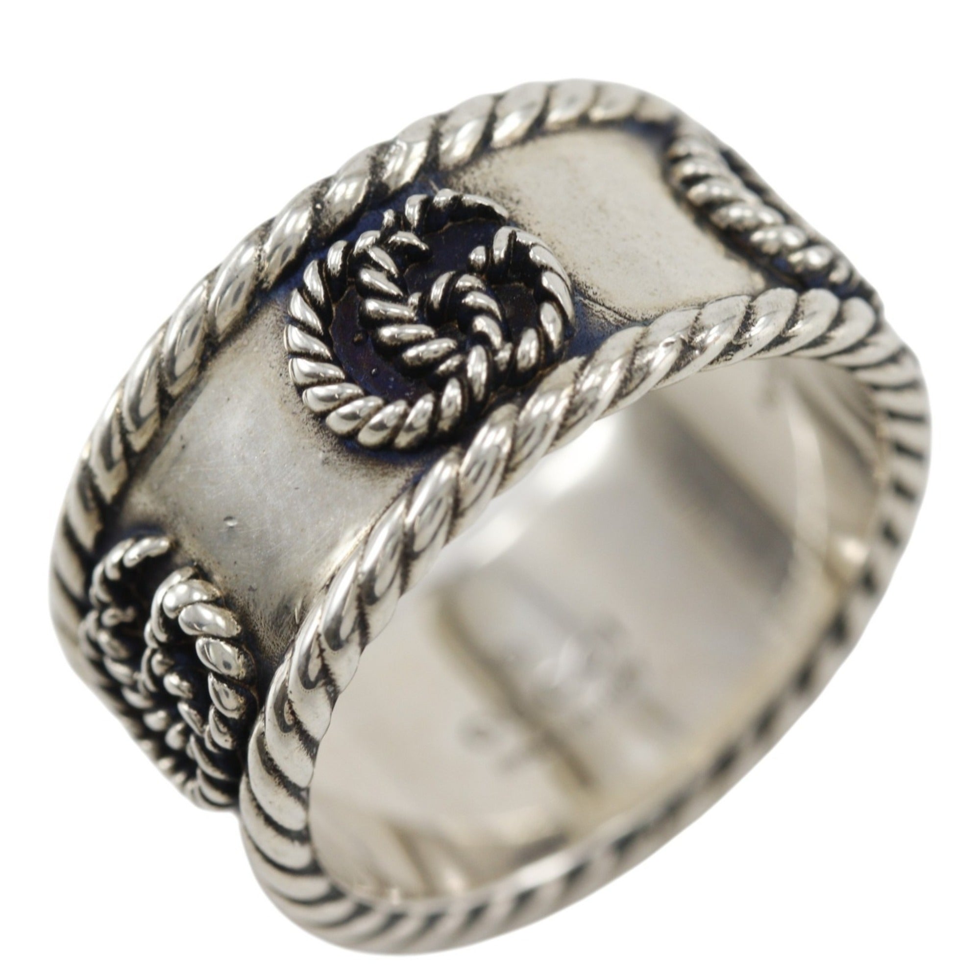 Gucci Silver 925 Band Ring (Pre-Owned)