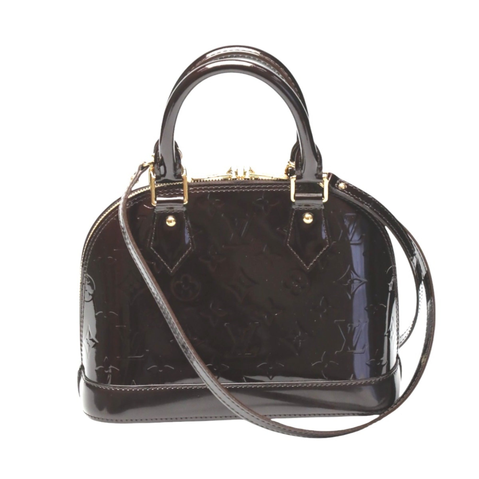 Louis Vuitton Amarante Monogram Vernis Handbag (Pre-Owned)
