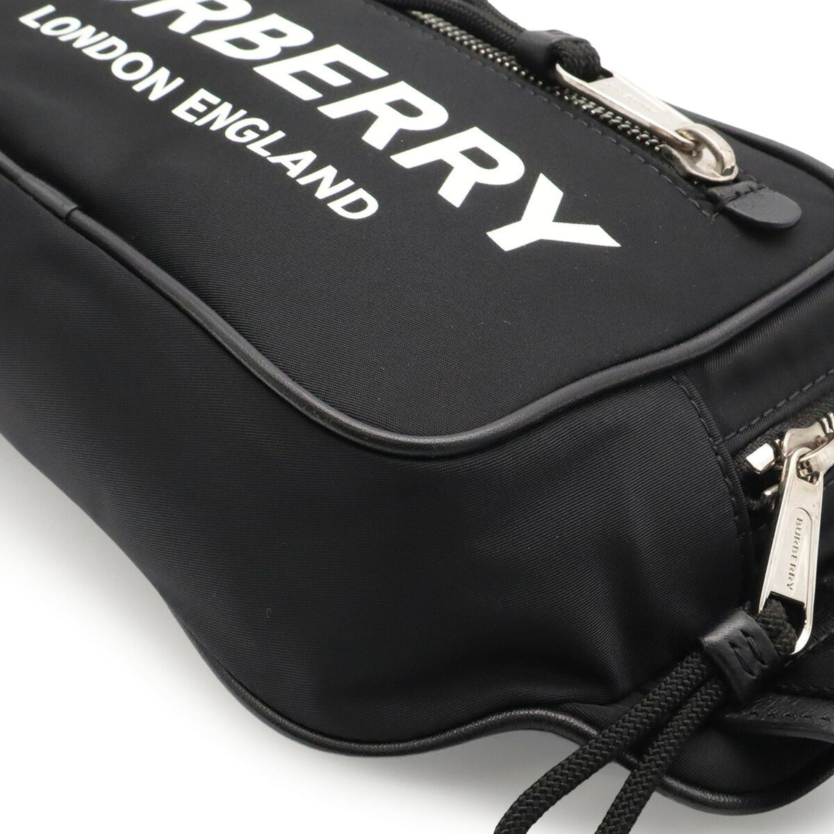 Burberry Black Nylon Pouch Sling Bag (Pre-Owned)