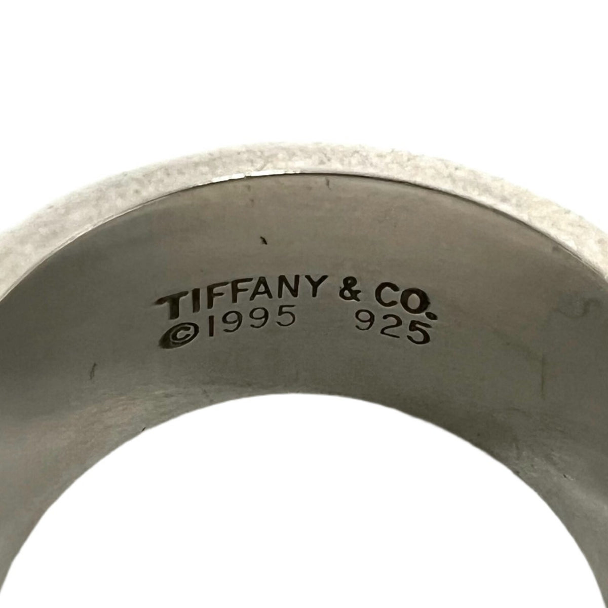 Tiffany Silver Silver 925 Band Ring (Pre-Owned)