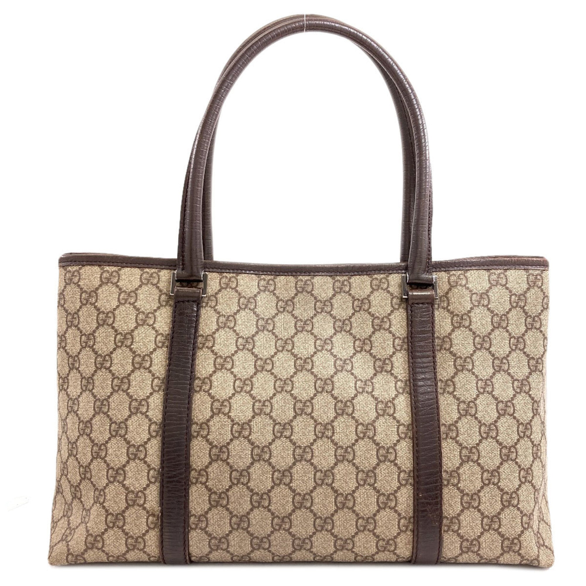Gucci Brown Pvc Tote Bag (Pre-Owned)