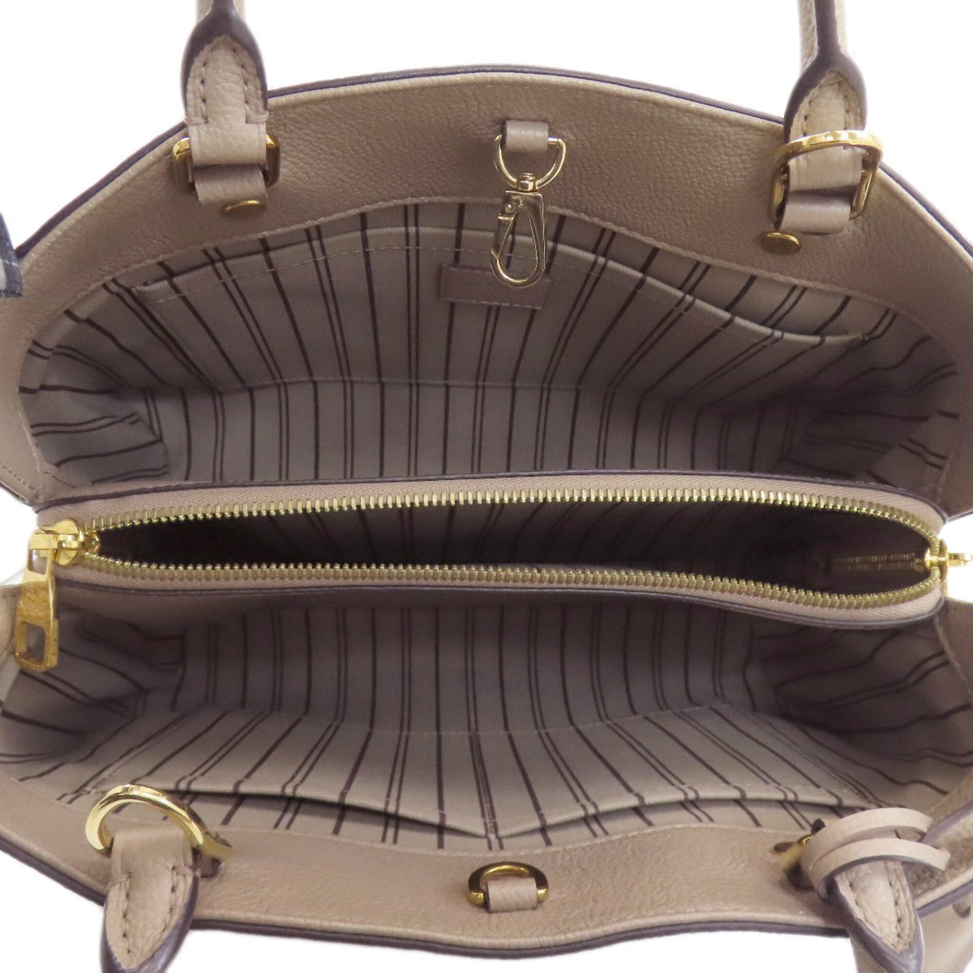 Louis Vuitton Taupe Monogram Empreinte Handbag (Pre-Owned)