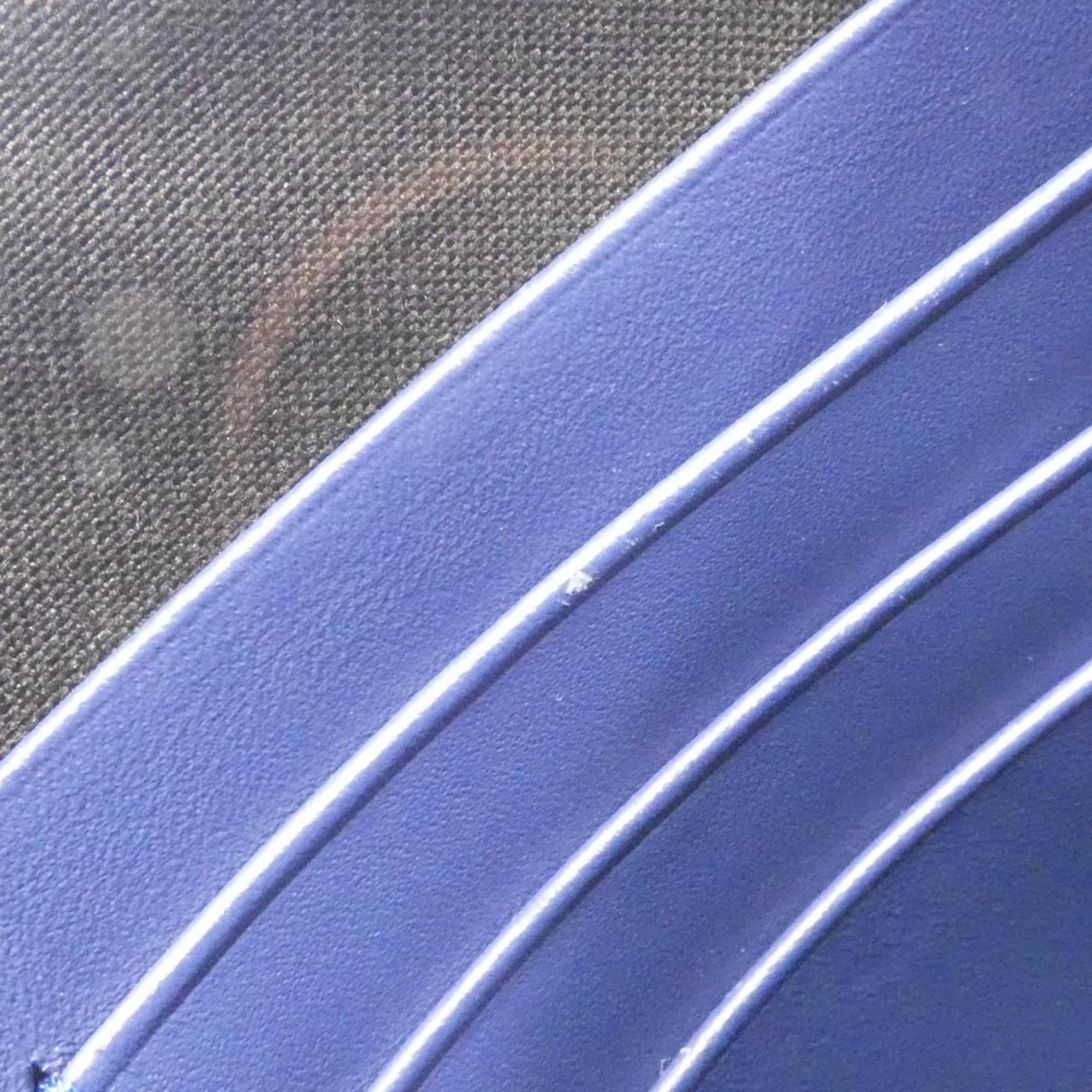 Fendi Blue Leather Handbag (Pre-Owned)