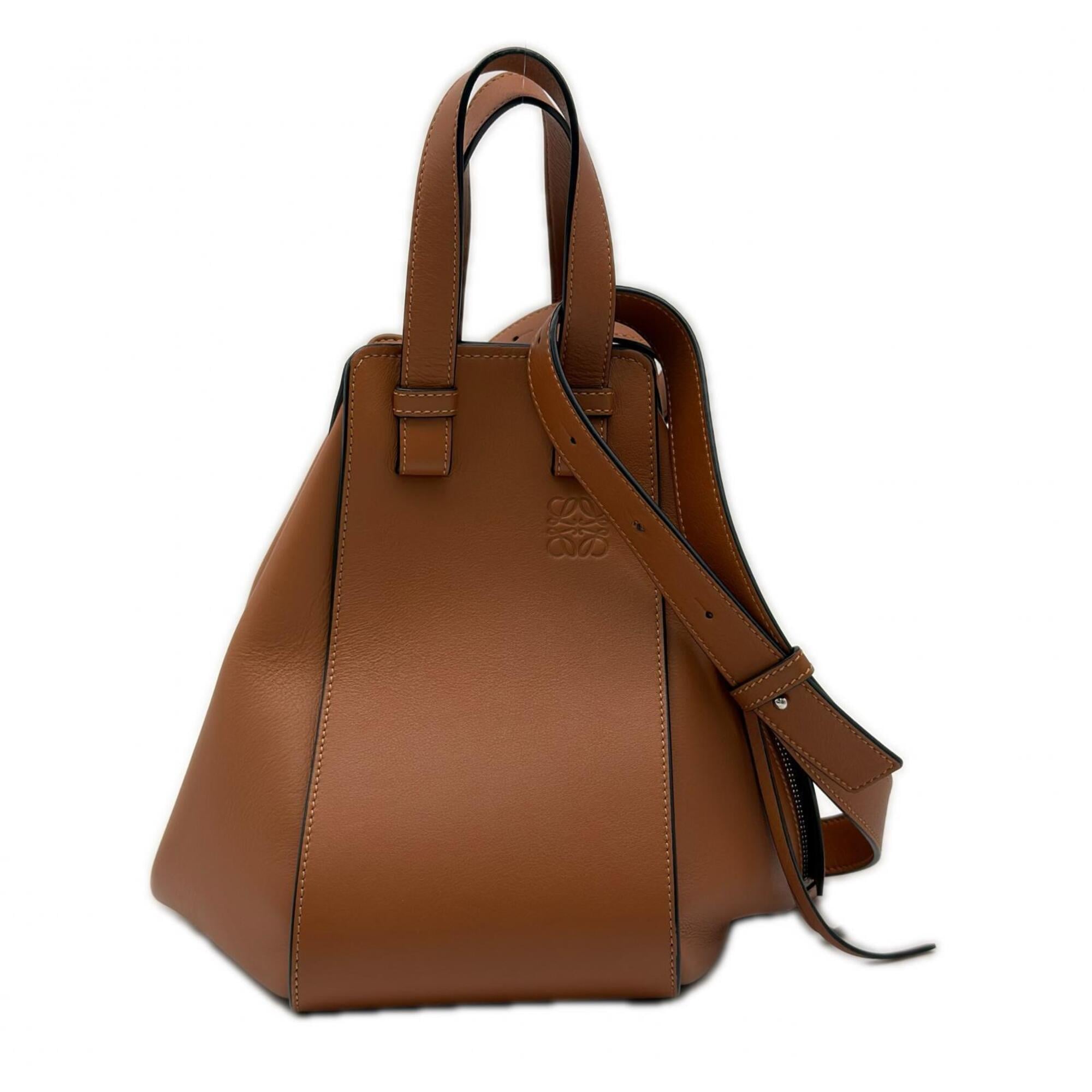 Loewe Hammock Brown Leather Handbag (Pre-Owned)