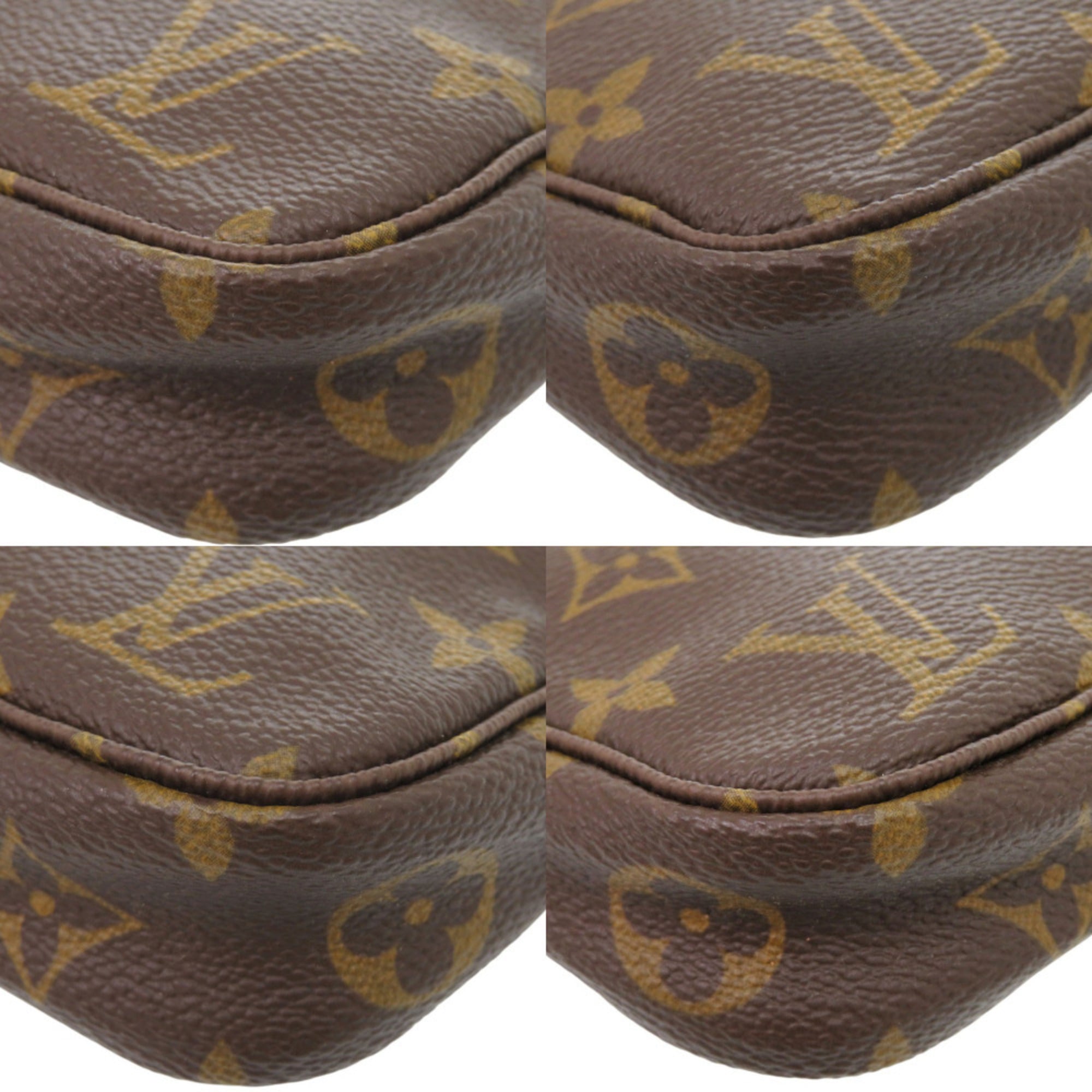 Louis Vuitton Brown Monogram Monogram Handbag Pochette Pouch (Pre-Owned)