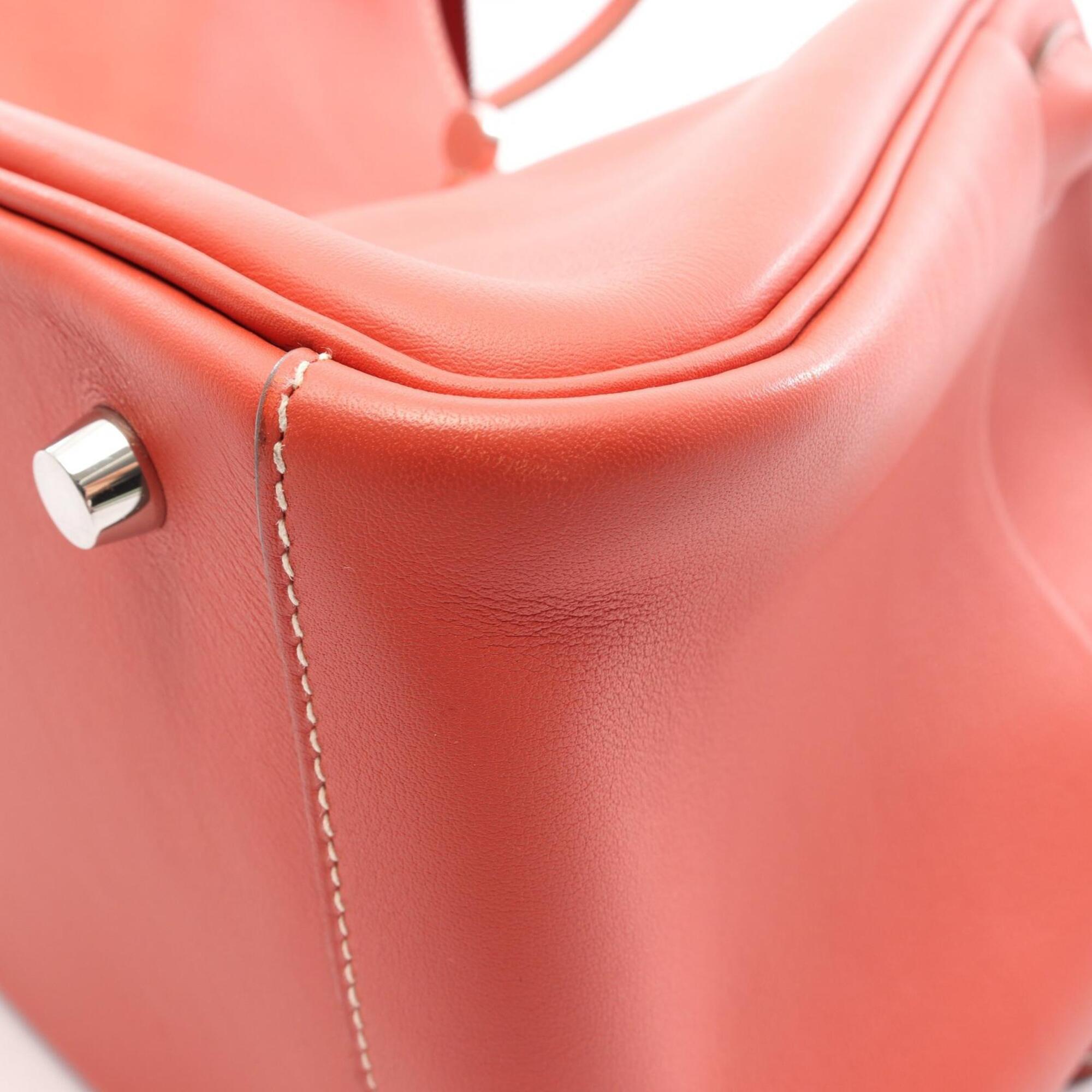 Hermes Orange Rosy Swift Leather Handbag Shoulder Bag (Pre-Owned)
