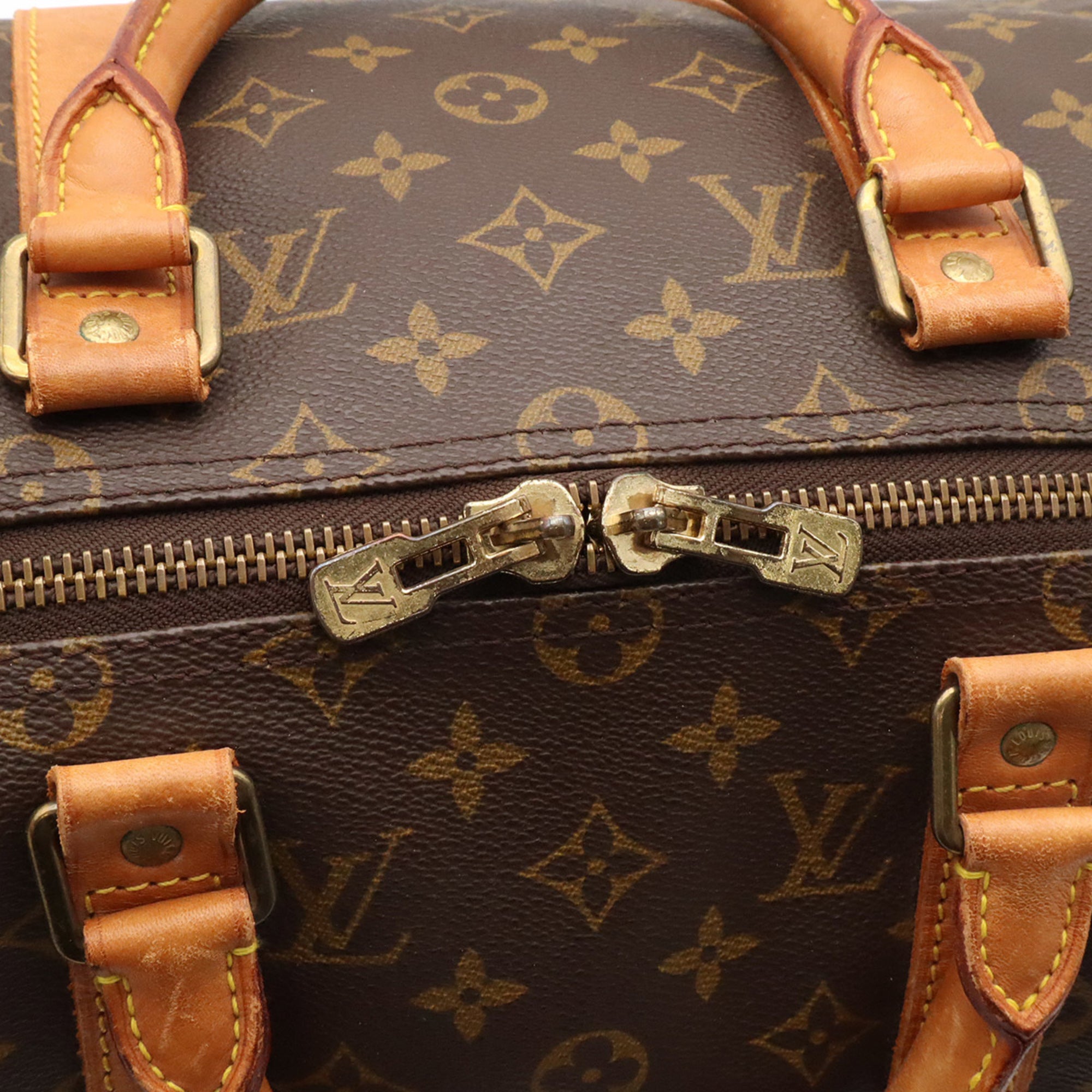 Louis Vuitton Brown Monogram Boston Bag Handbag (Pre-Owned)
