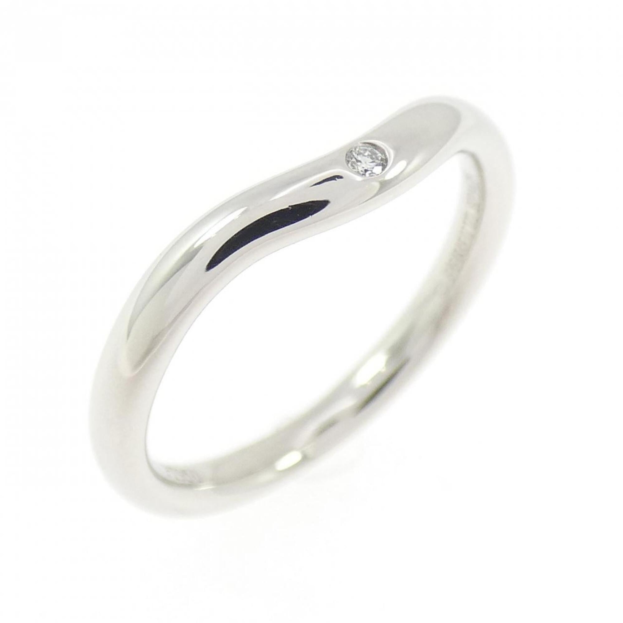 Tiffany Platinum Platinum 950 Band Ring (Pre-Owned)