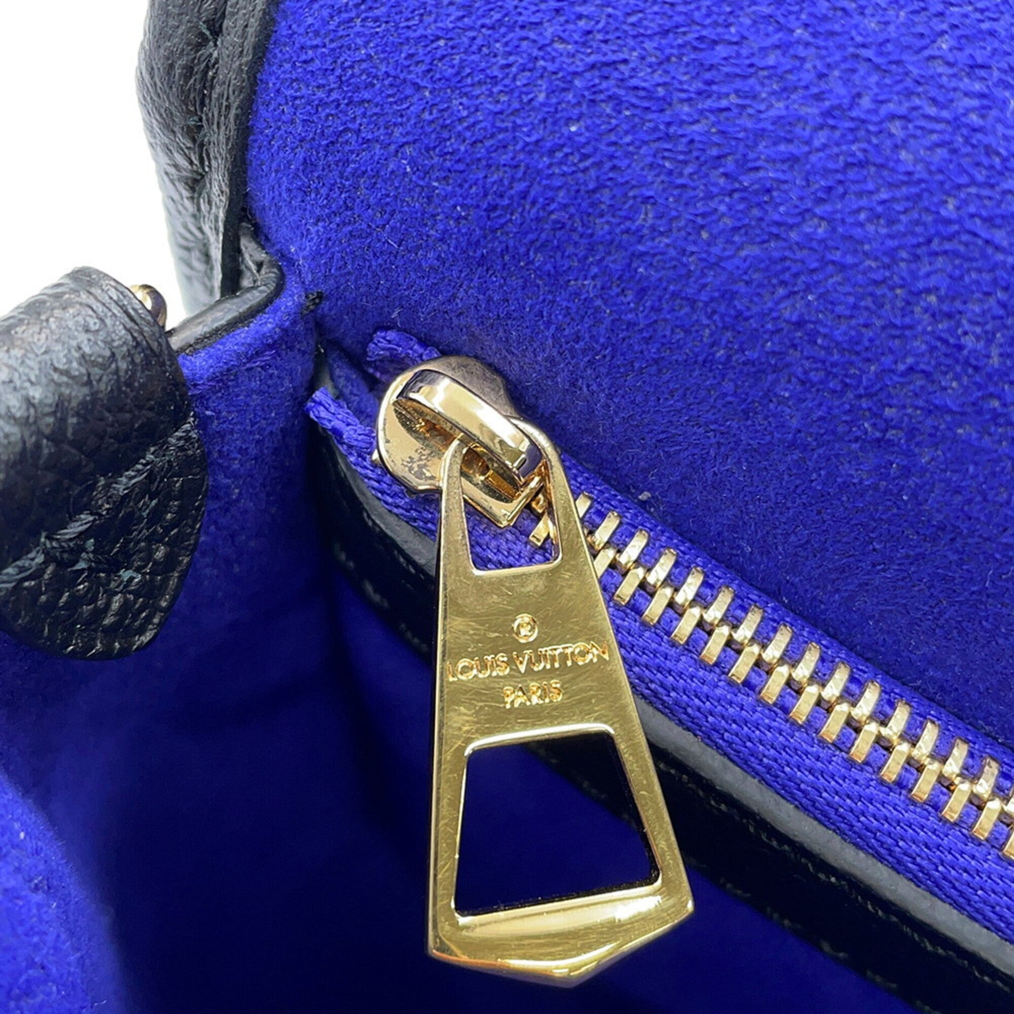 Louis Vuitton Black Noir Purple Monogram Empreinte Handbag Shoulder Bag (Pre-Owned)
