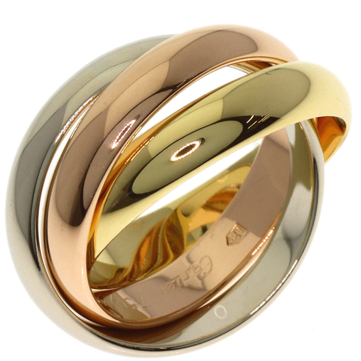 Cartier Yellow Gold (18K) Pink Gold (18K) White Gold (18K) Band Ring (Pre-Owned)