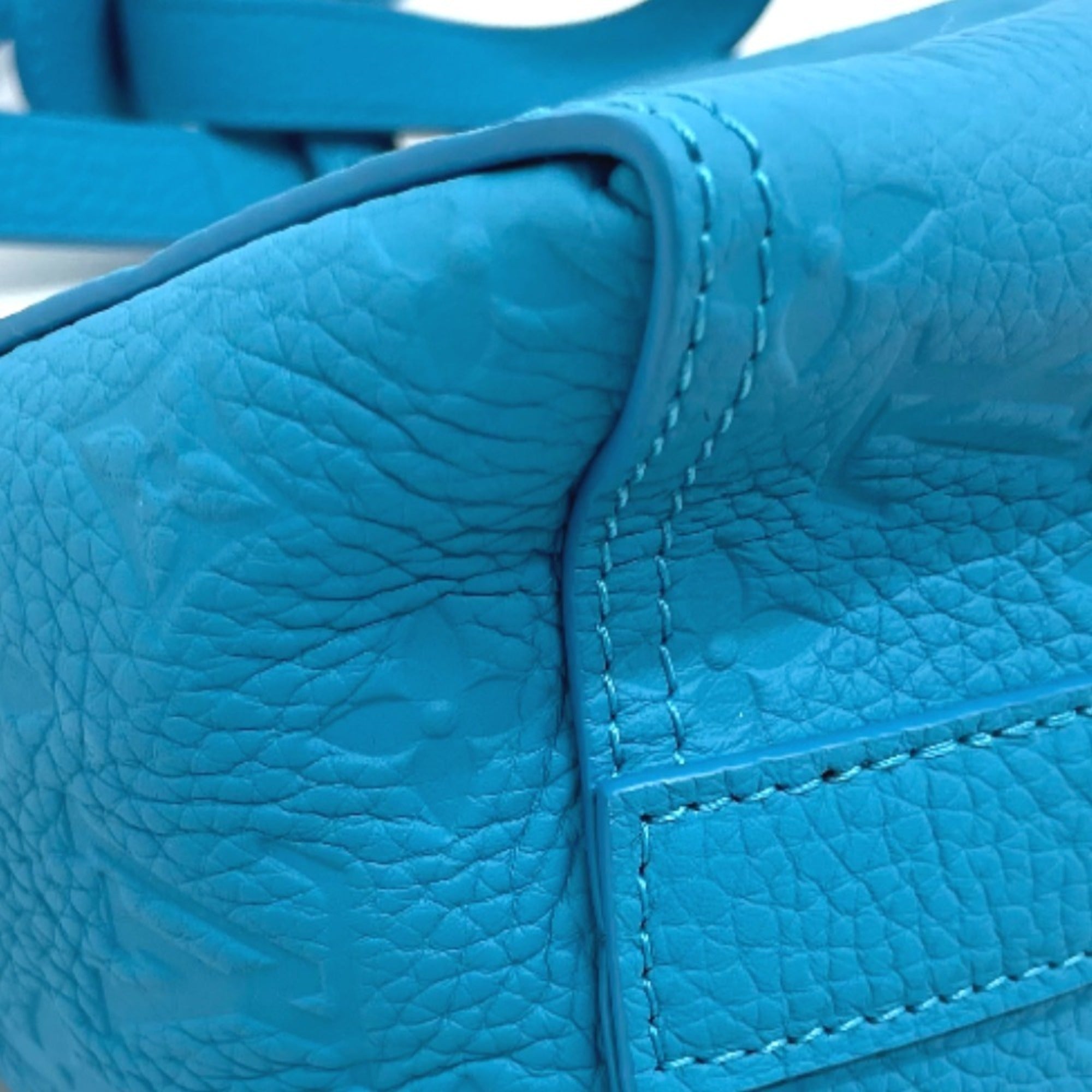 Louis Vuitton Blue Monogram Empreinte Shoulder Bag (Pre-Owned)