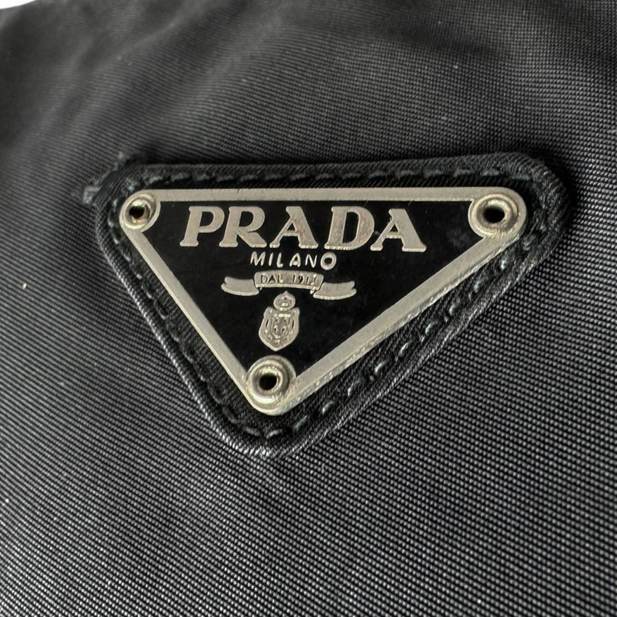 Prada Black Nylon Shoulder Bag (Pre-Owned)