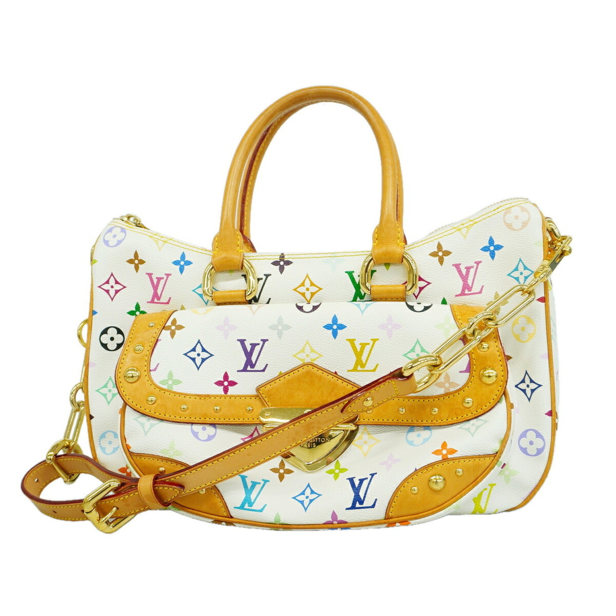 Louis Vuitton Blanc Handbag (Pre-Owned)