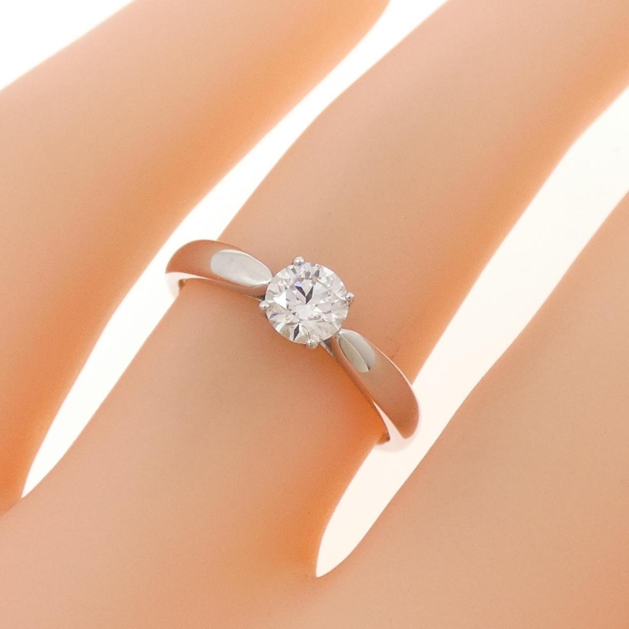Tiffany Platinum Platinum 950 Band Ring (Pre-Owned)