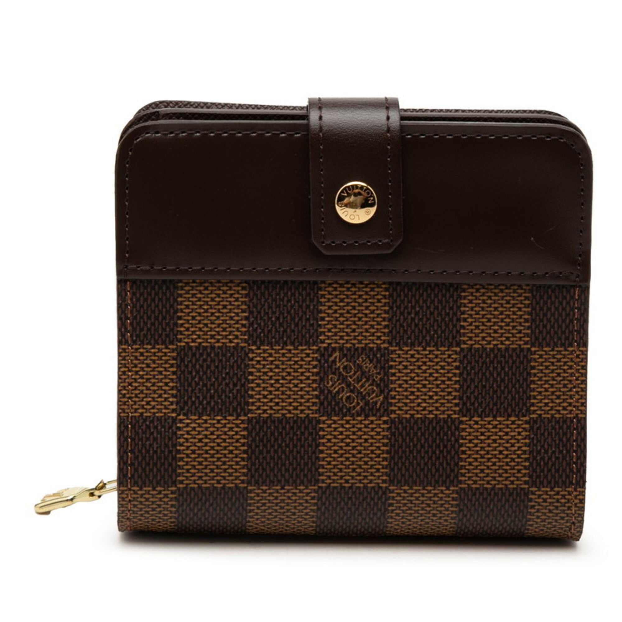 Louis Vuitton Brown Pvc Leather Wallet (Bi-Fold) (Pre-Owned)
