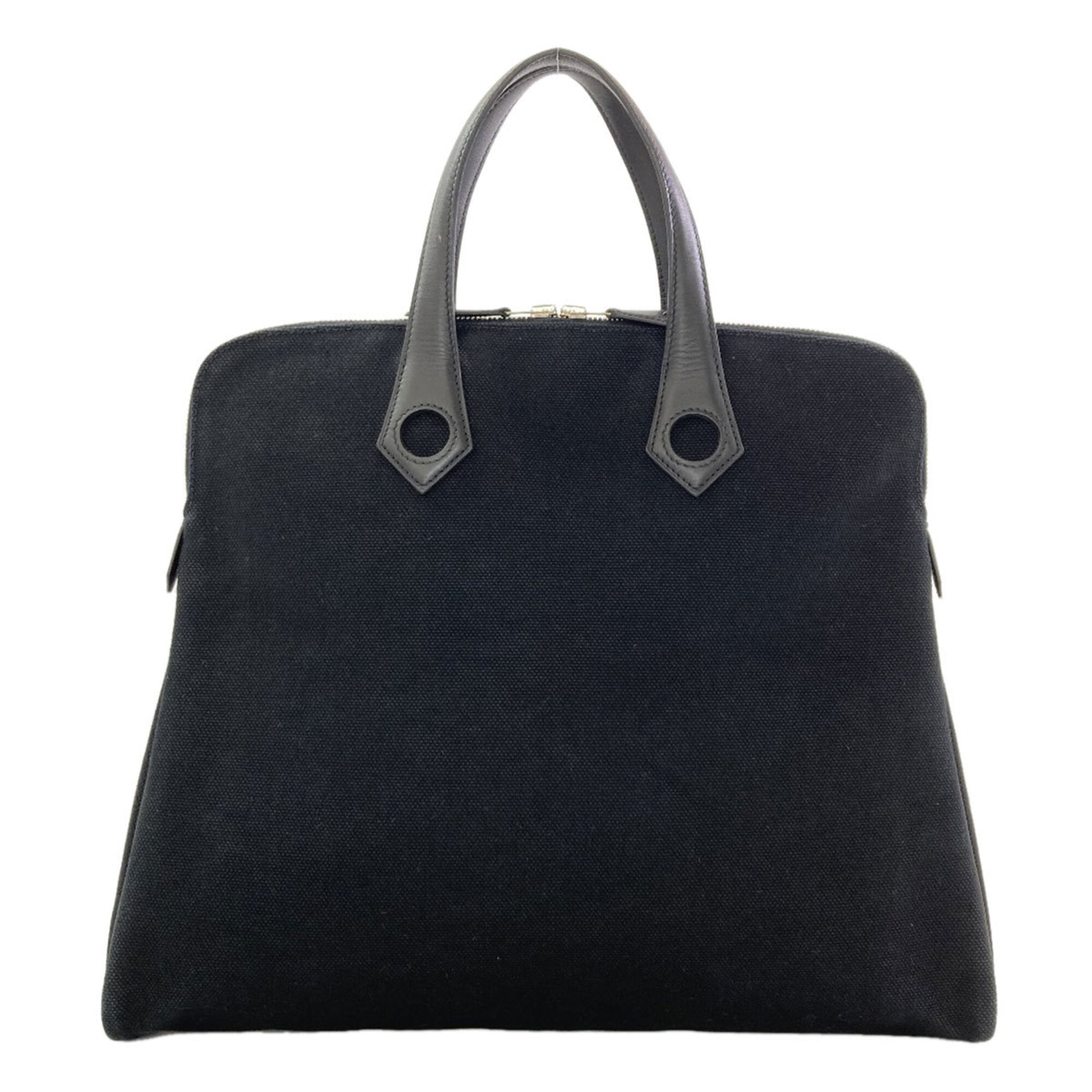 Hermes Black Toile H Tote Bag (Pre-Owned)