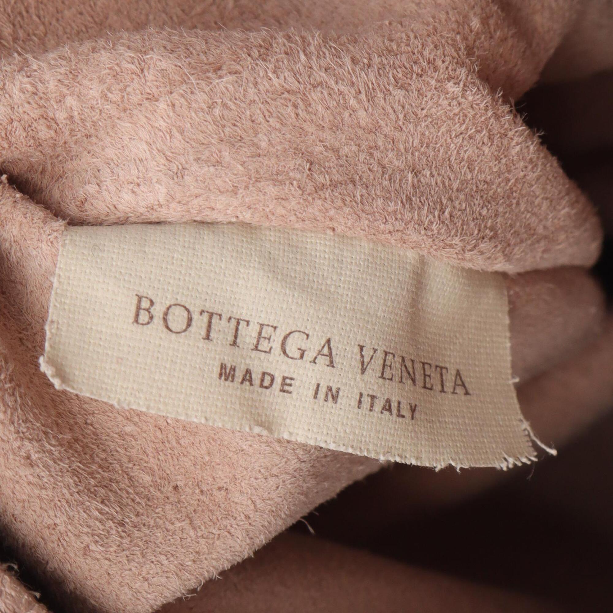Bottega Veneta Pink Leather Handbag Shoulder Bag (Pre-Owned)