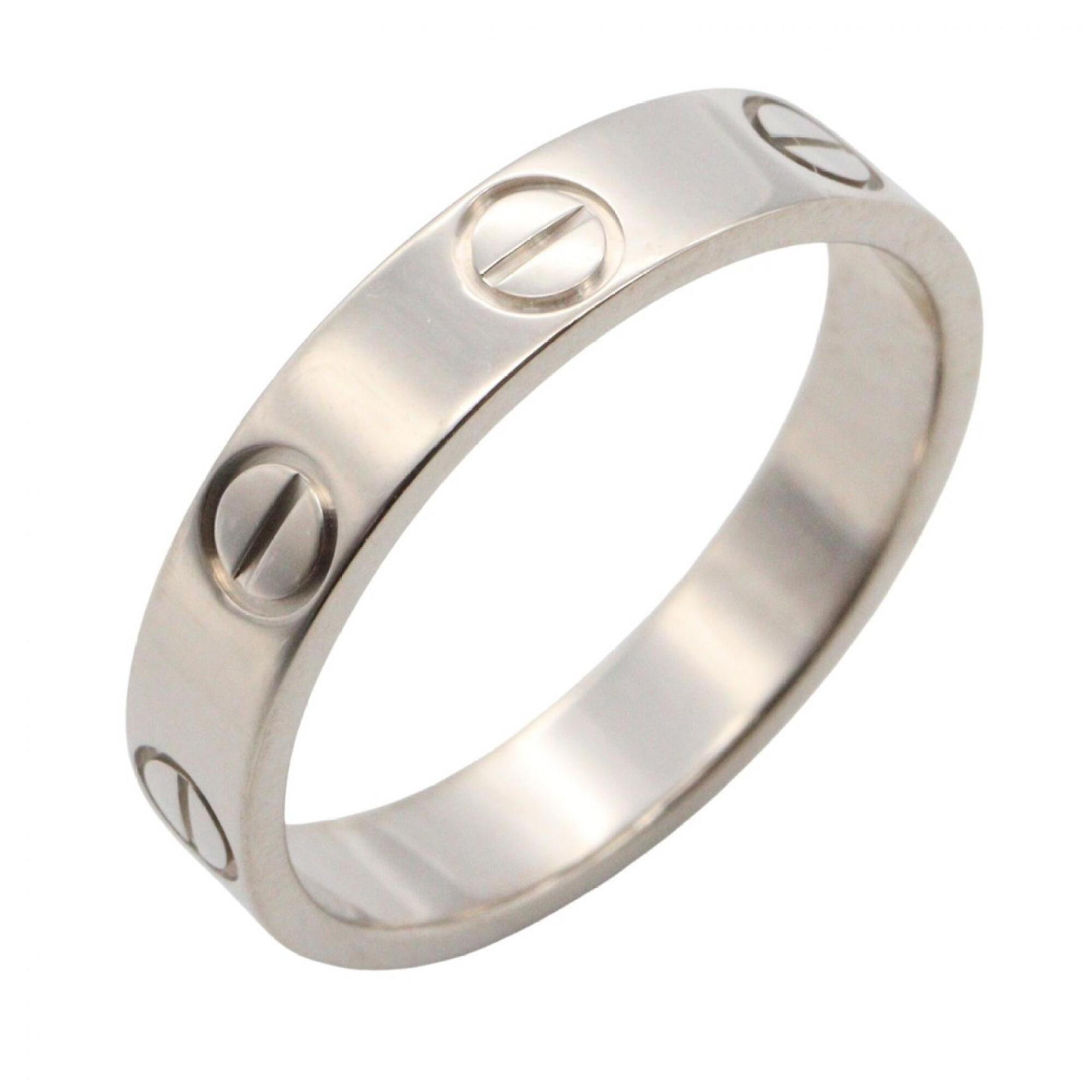 Cartier Silver White Gold (18K) Band Ring (Pre-Owned)