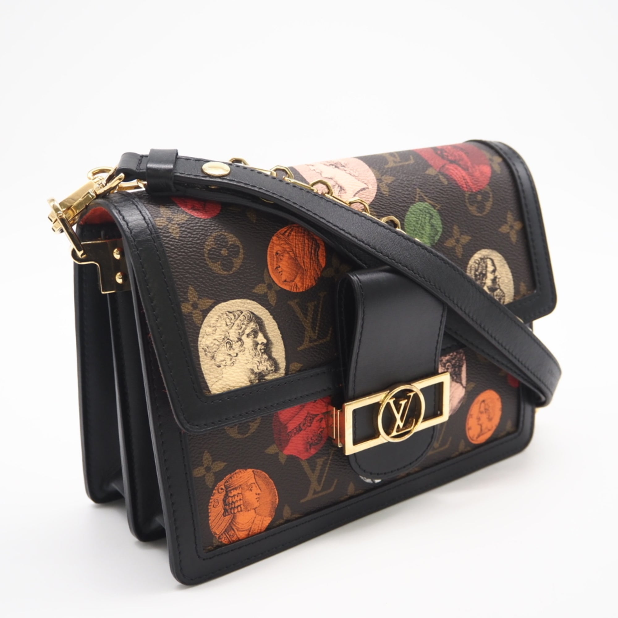 Louis Vuitton Multi-Color Coated Canvas Leather Shoulder Bag (Pre-Owned)