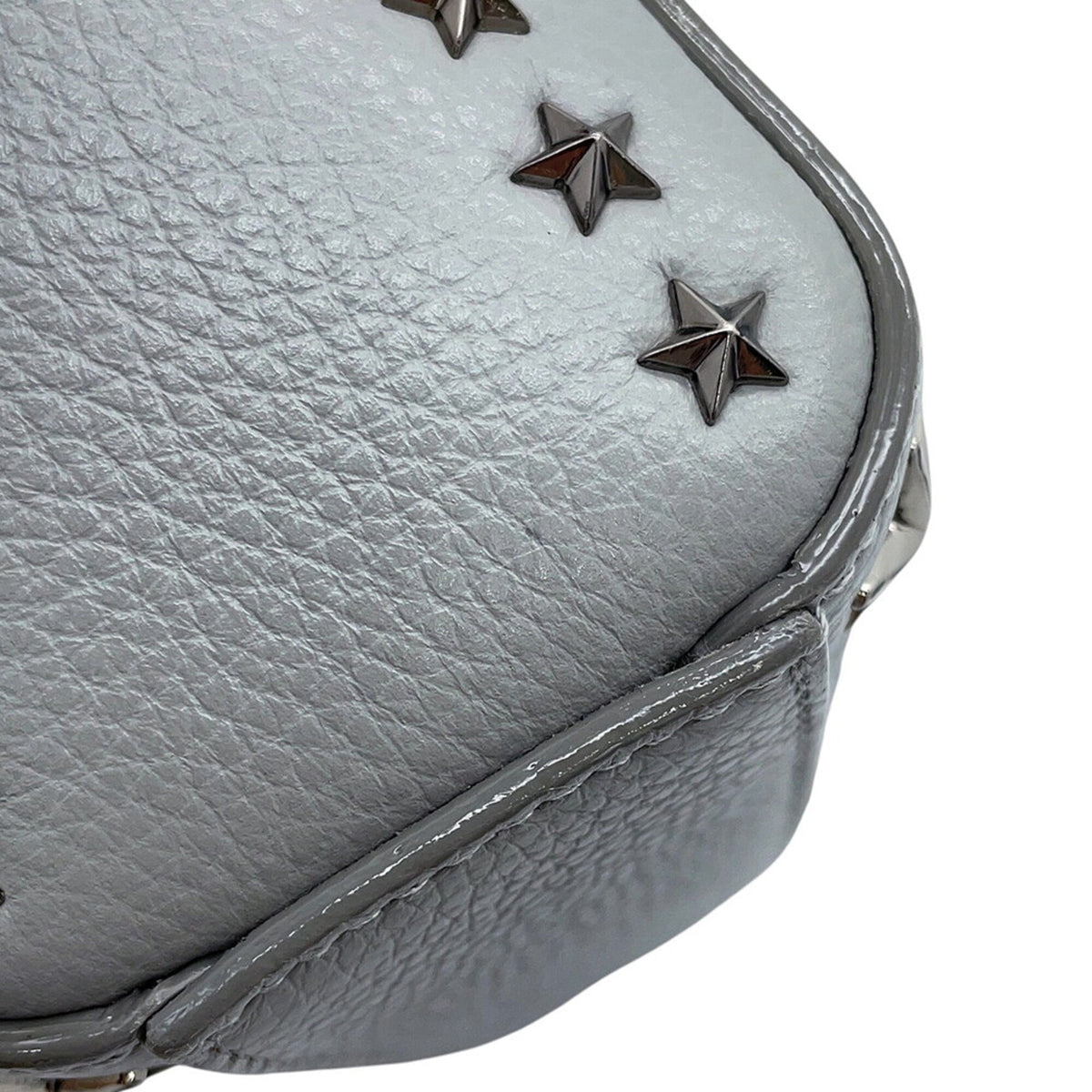 Jimmy Choo Gray Leather Handbag (Pre-Owned)