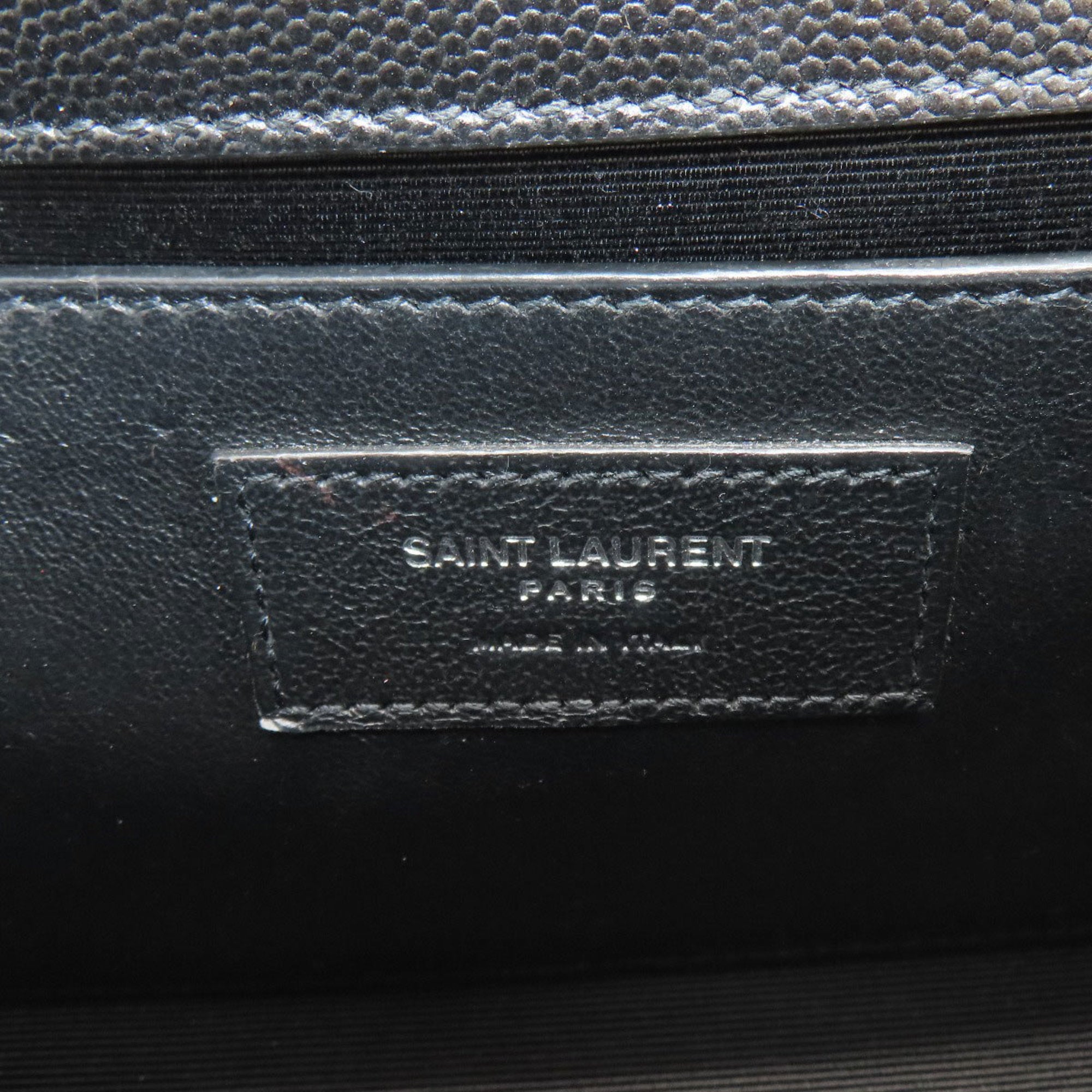 Saint Laurent Black Leather Shoulder Bag (Pre-Owned)