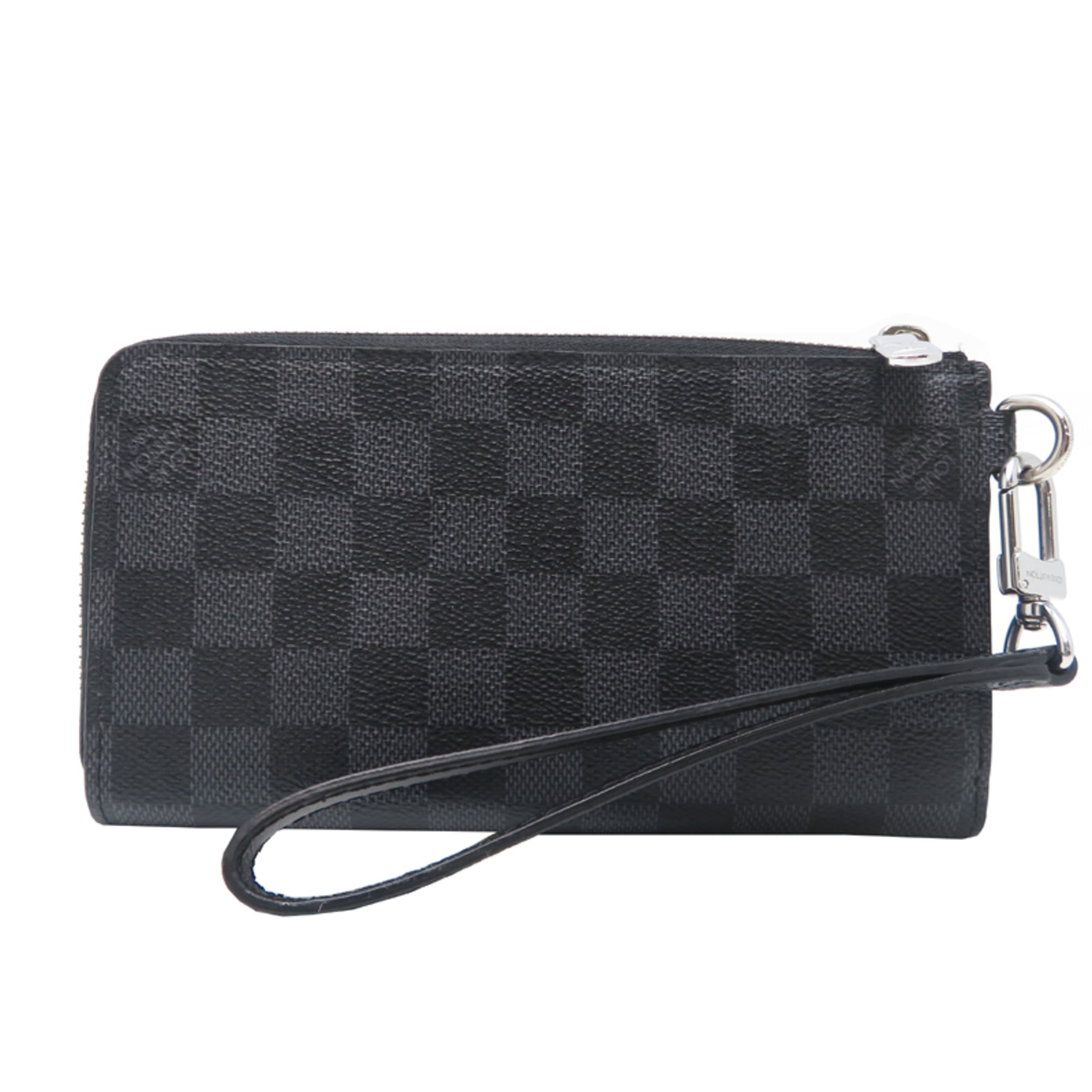 Louis Vuitton Black Damier Graphite Long Wallet (Bi-Fold) (Pre-Owned)