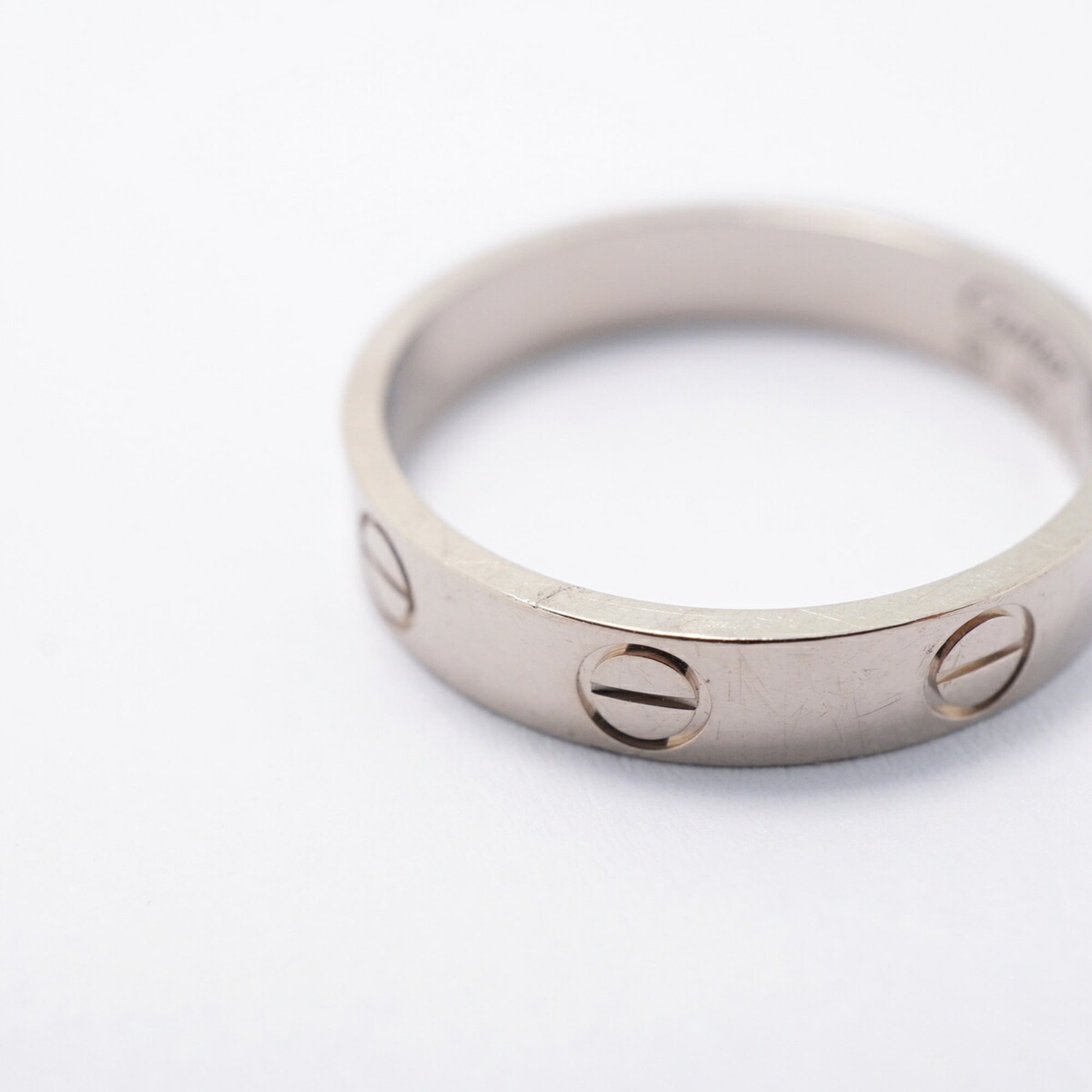 Cartier White Gold (18K) Band Ring (Pre-Owned)