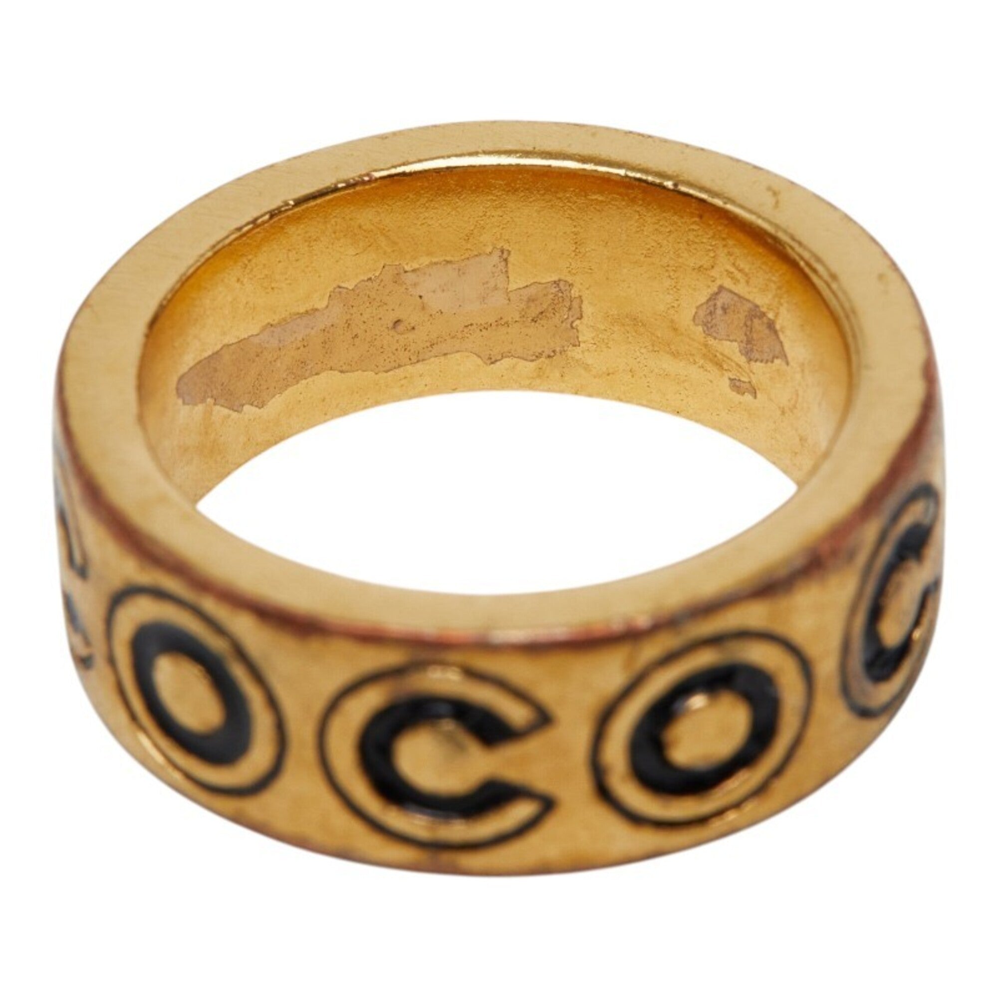 Chanel Gold Band Ring (Pre-Owned)