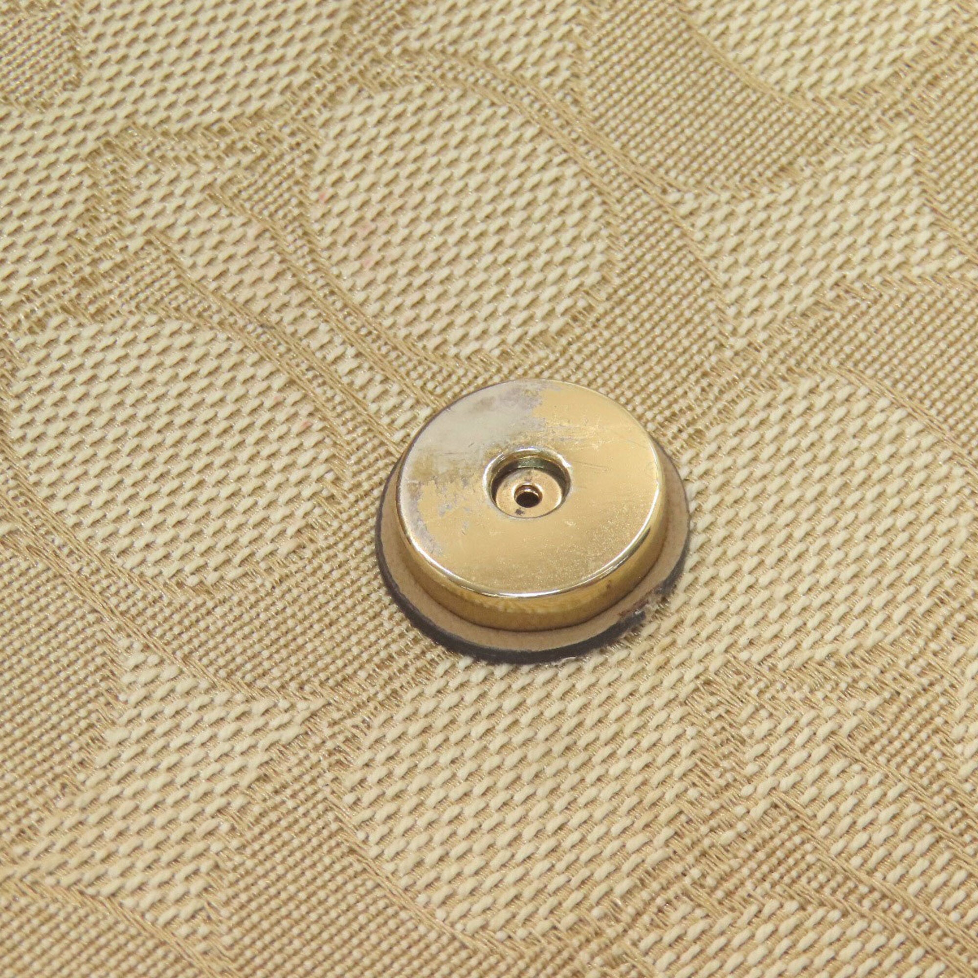 Coach Beige Canvas Shoulder Bag (Pre-Owned)