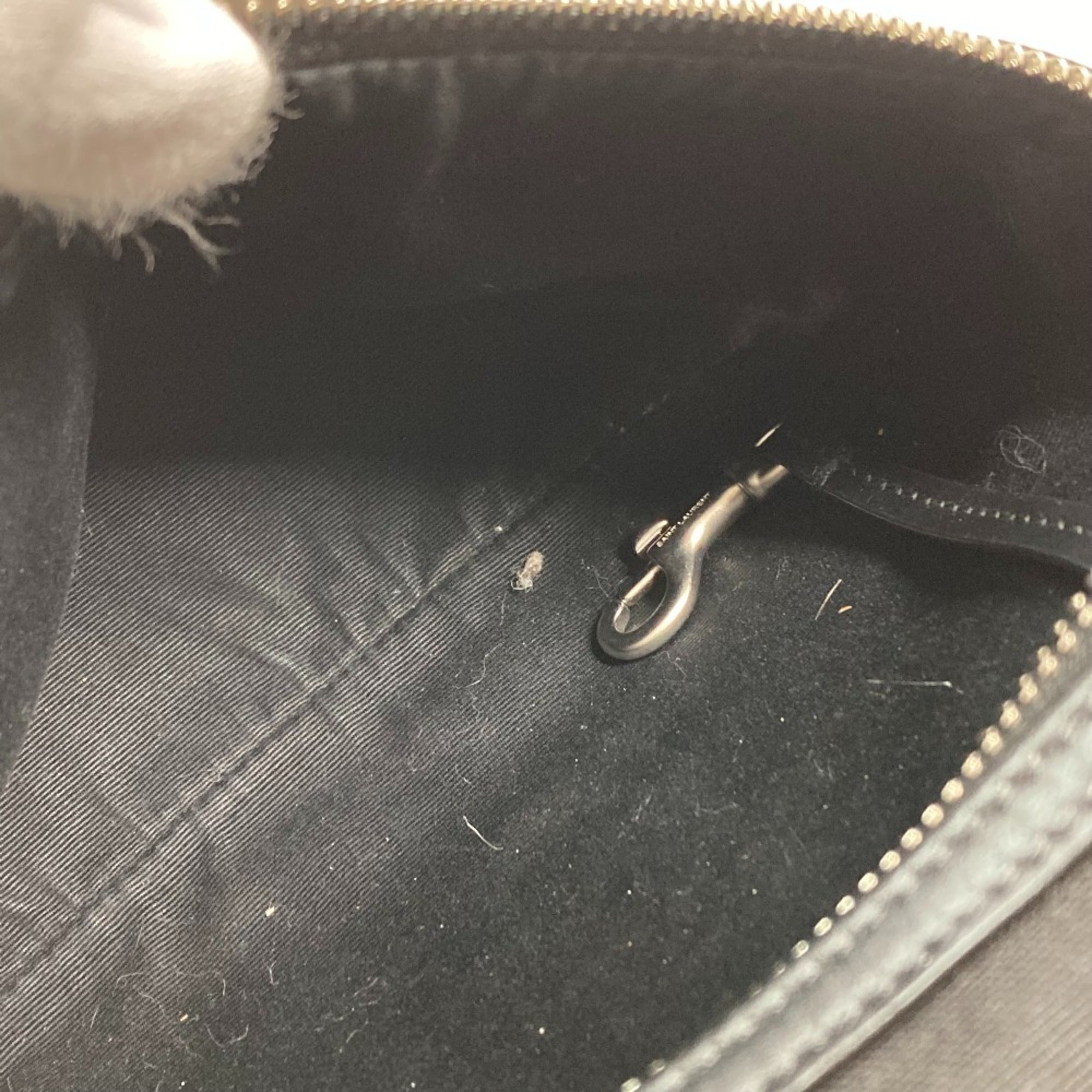 Saint Laurent Black Leather Backpack (Pre-Owned)