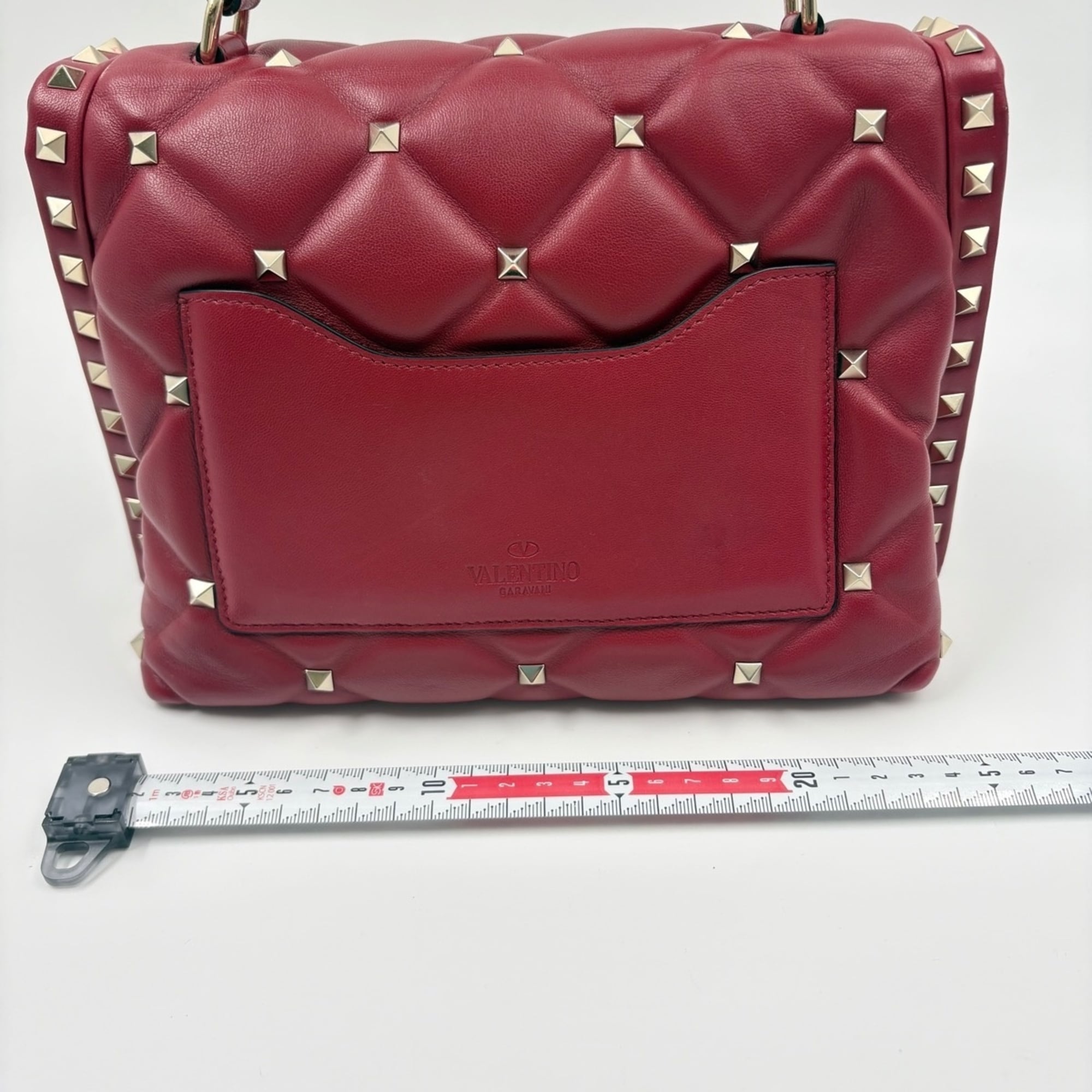 Valentino Red Color Handbag Shoulder Bag (Pre-Owned)