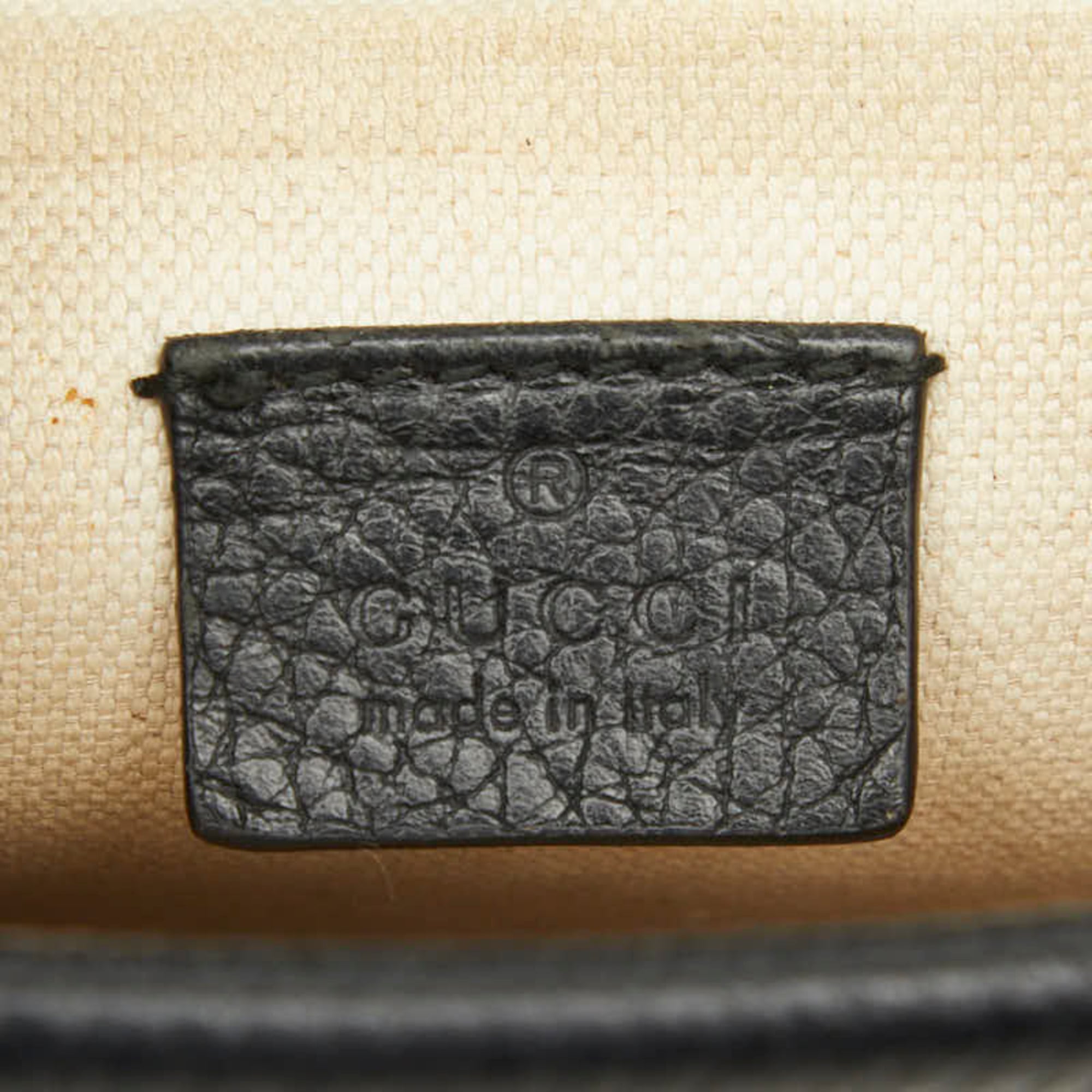 Gucci Beige Multi-Color Leather Rhinestone Shoulder Bag (Pre-Owned)